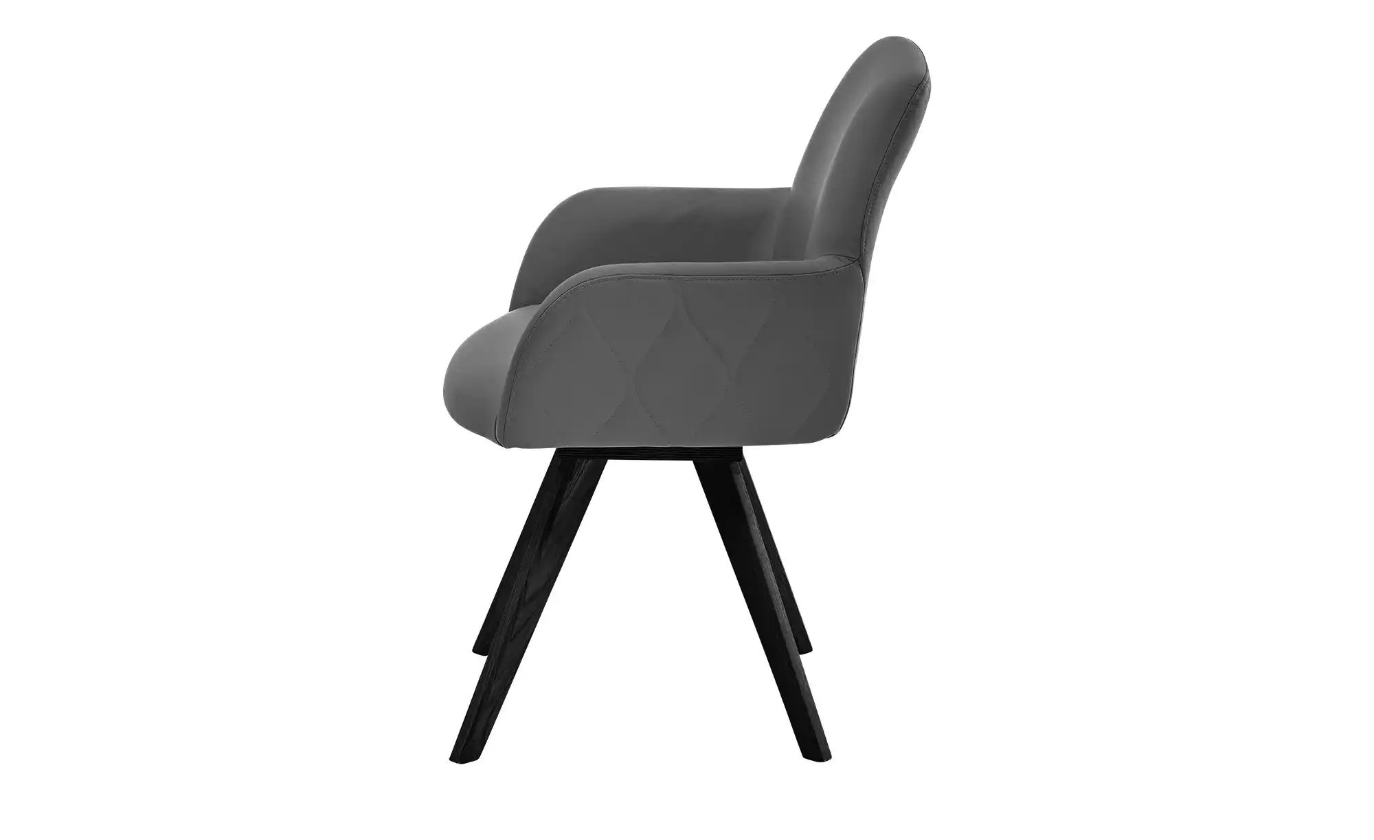 Thumbnail - Woodford Esszimmerstuhl Damask ¦ grau ¦ Maße (cm): B: 61 H: 88 T: 66.5 Stühle > Küchenstühle > Küchenstühle mit Armlehn...