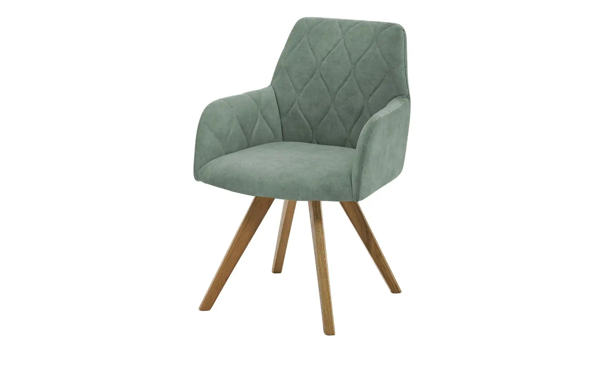 Woodford Esszimmerstuhl  Damask ¦ grün ¦ Maße (cm): B: 61 H: 88 T: 66.5 Stü günstig online kaufen