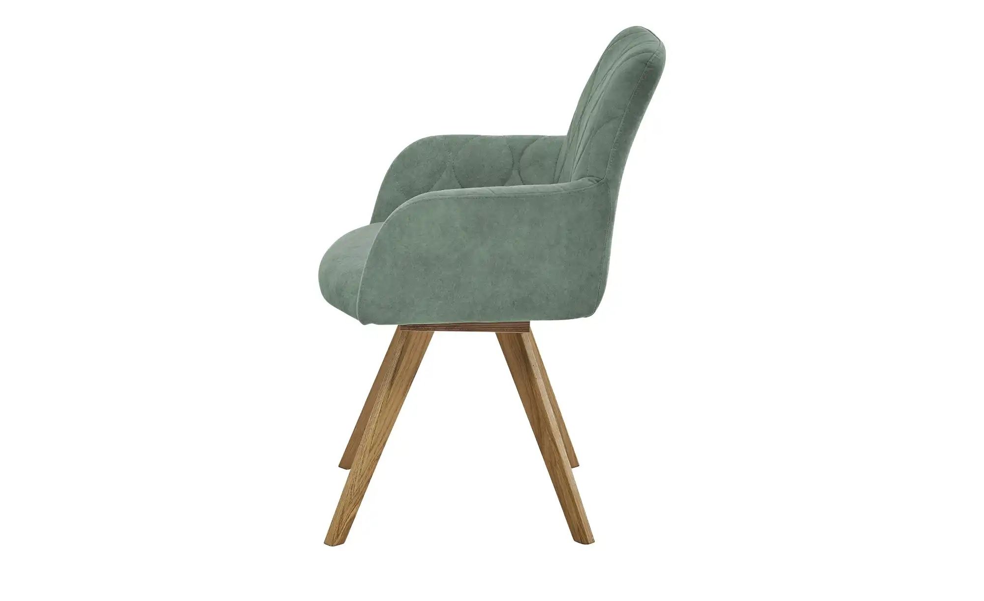 Woodford Esszimmerstuhl  Damask ¦ grün ¦ Maße (cm): B: 61 H: 88 T: 66.5 Stü günstig online kaufen