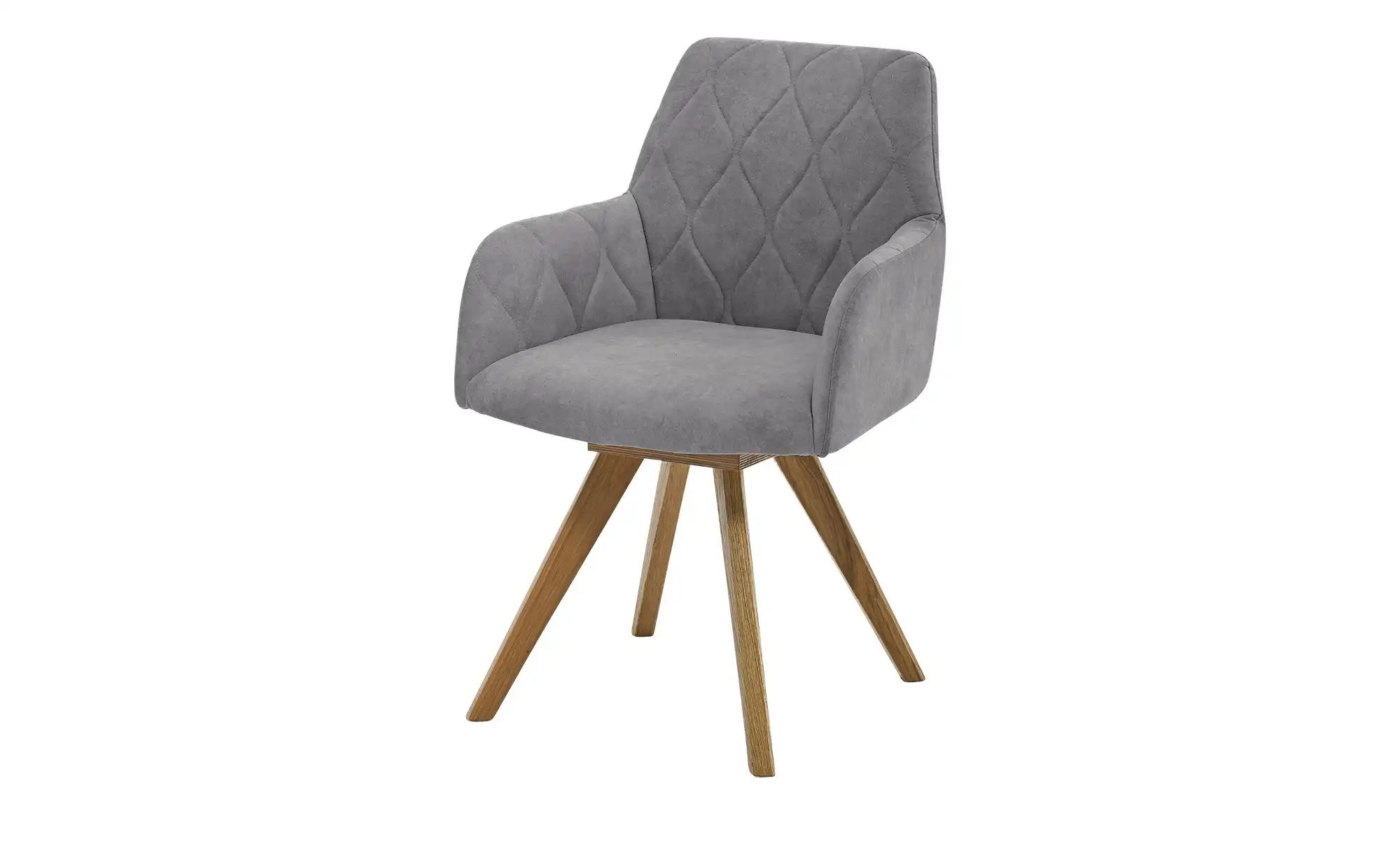 Woodford Esszimmerstuhl  Damask ¦ grau ¦ Maße (cm): B: 61 H: 88 T: 66.5 Stü günstig online kaufen
