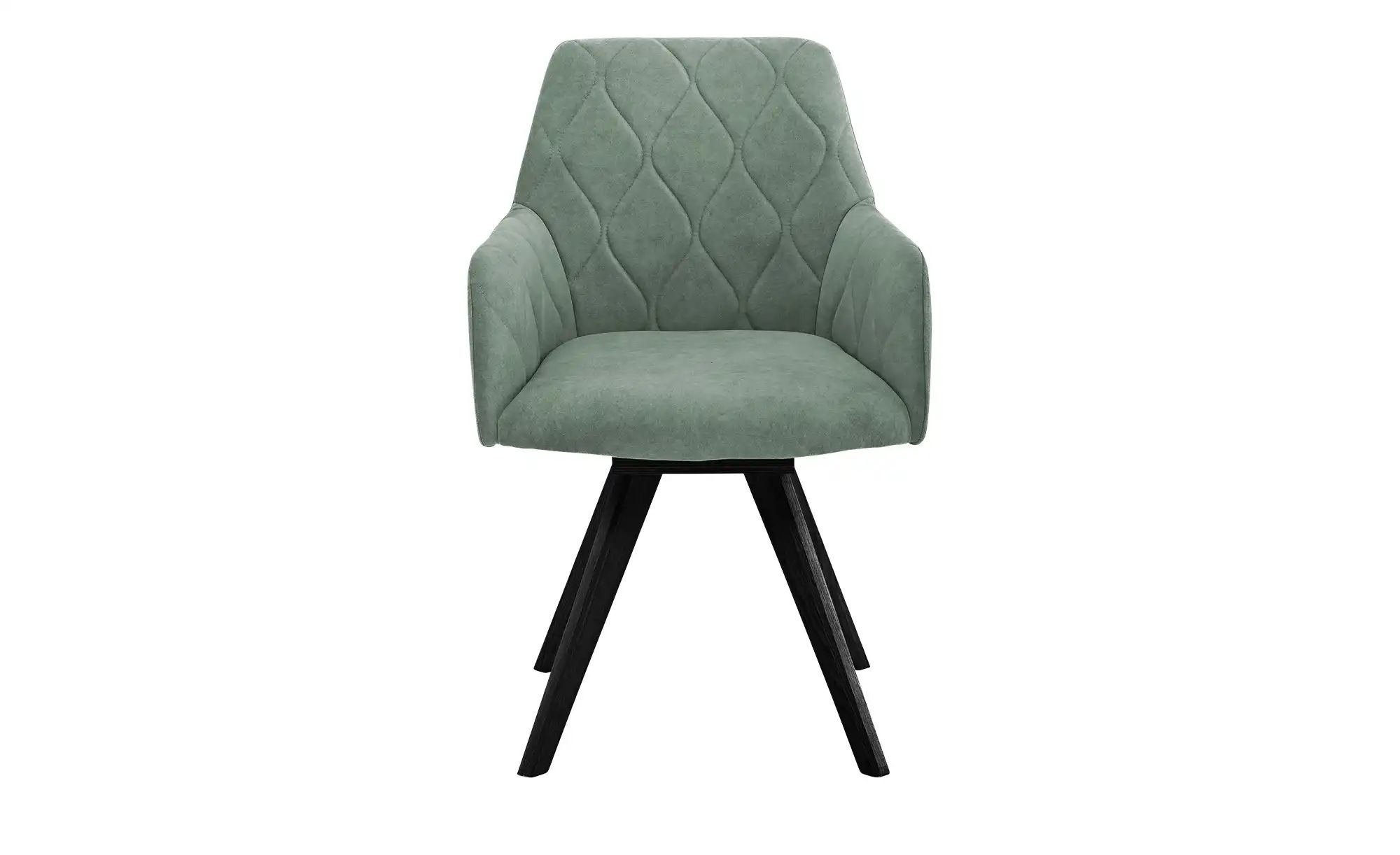 Woodford Esszimmerstuhl  Damask ¦ grün ¦ Maße (cm): B: 61 H: 88 T: 66.5 Stü günstig online kaufen