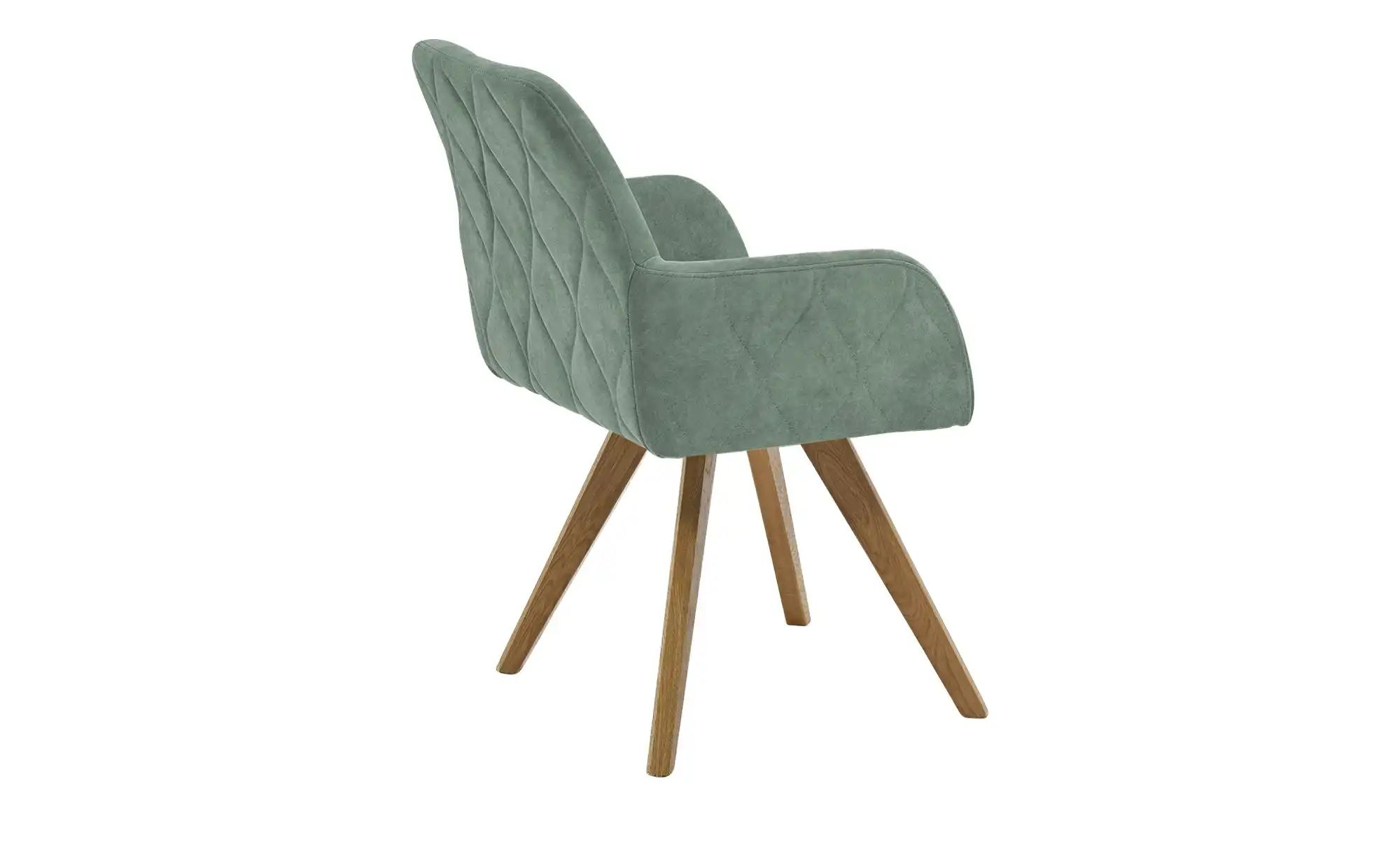 Thumbnail - Woodford Esszimmerstuhl  Damask ¦ grün ¦ Maße (cm): B: 61 H: 88 T: 66.5 Stühle > Küchenstühle > Küchenstühle mit Armlehn...
