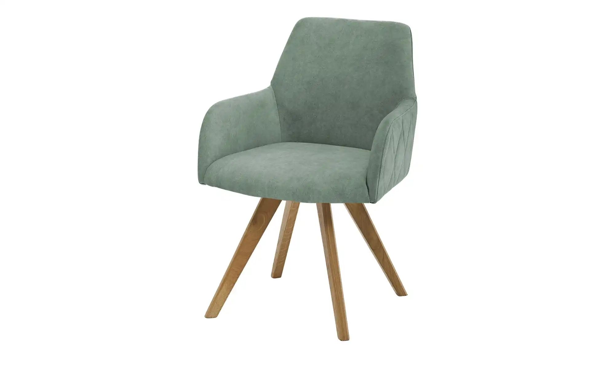 Woodford Esszimmerstuhl  Damask ¦ grün ¦ Maße (cm): B: 61 H: 88 T: 66.5 Stü günstig online kaufen