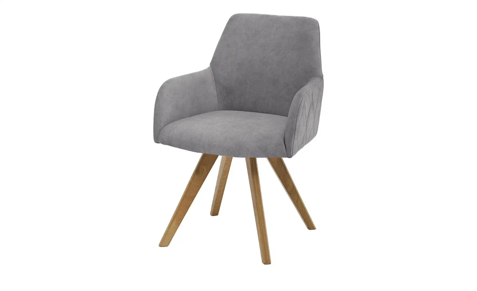 Woodford Esszimmerstuhl  Damask ¦ grau ¦ Maße (cm): B: 61 H: 88 T: 66.5 Stü günstig online kaufen