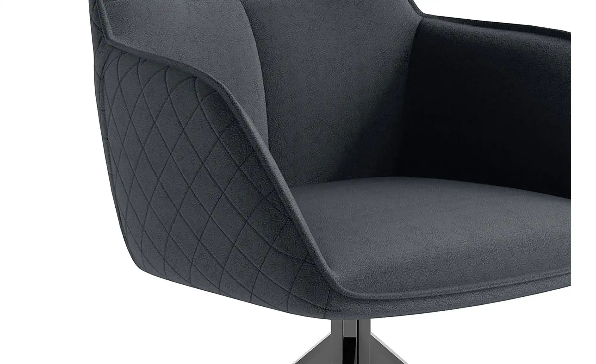 by Living Armlehnenstuhl 2er-Set  Memphis ¦ grau ¦ Maße (cm): B: 62 H: 96 S günstig online kaufen