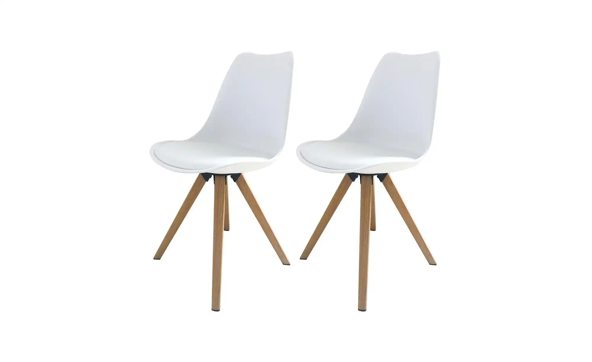 Esszimmerstuhl 2er-Set  Kira ¦ weiß ¦ Maße (cm): B: 48 H: 86 Stühle > Esszi günstig online kaufen