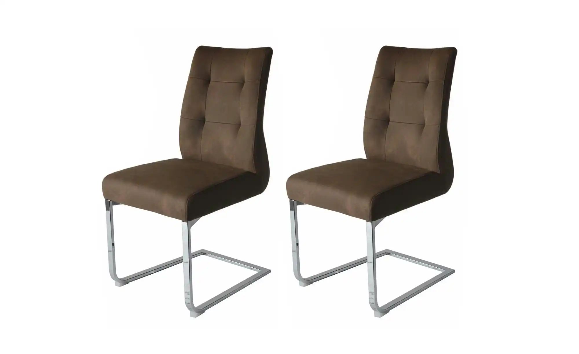 by Living Freischwinger 2er-Set  Marlen  braun  Maße (cm): B: 47 H: 96 | 04251942205176