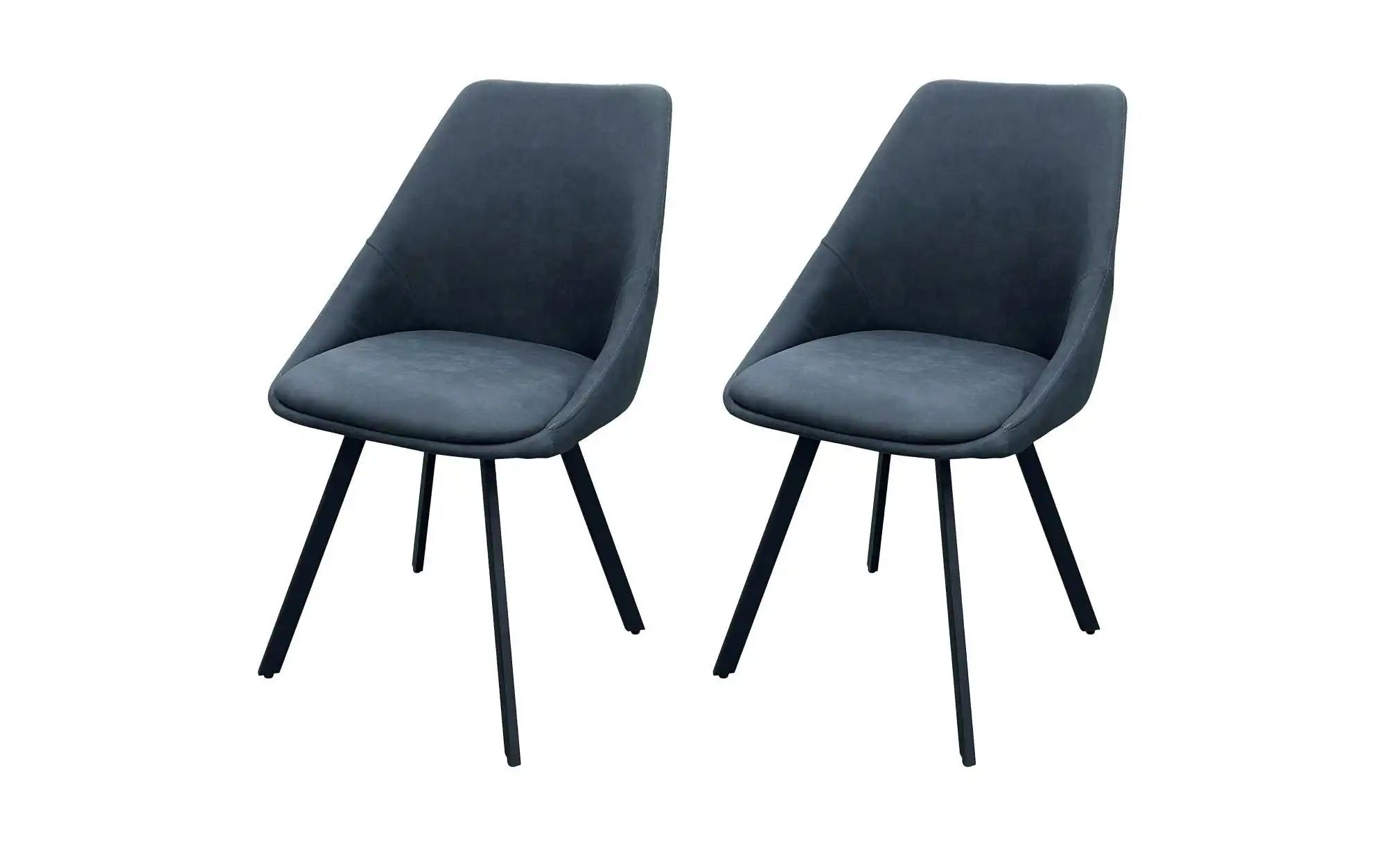 by Living Esszimmerstuhl 2er-Set  Jasper ¦ schwarz ¦ Maße (cm): B: 55 H: 85 günstig online kaufen