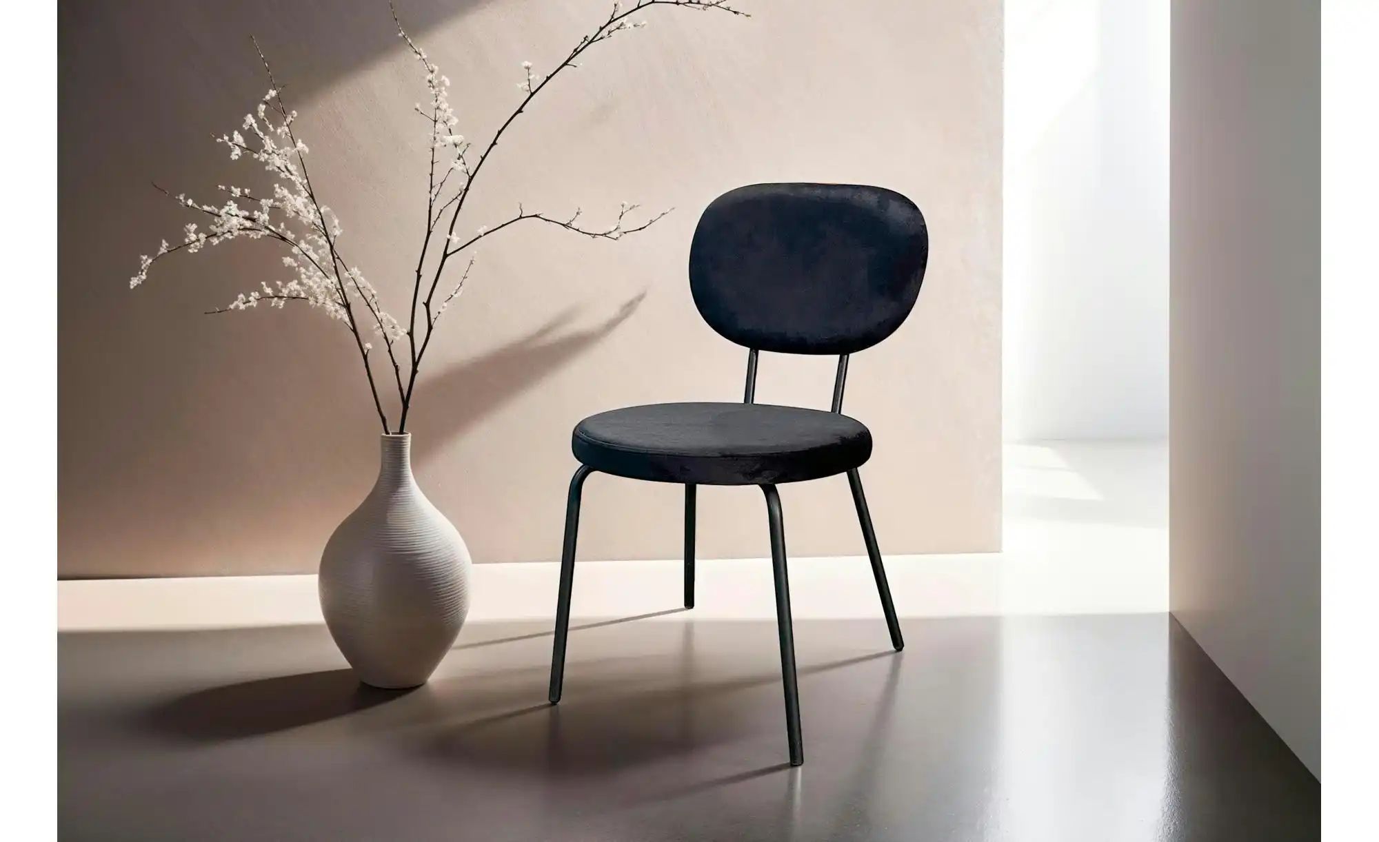 Thumbnail - by Living Esszimmerstuhl 2er-Set  Stack ¦ schwarz ¦ Maße (cm): B: 45 H: 80 Stühle > Esszimmerstühle > Esszimmerstühle oh...