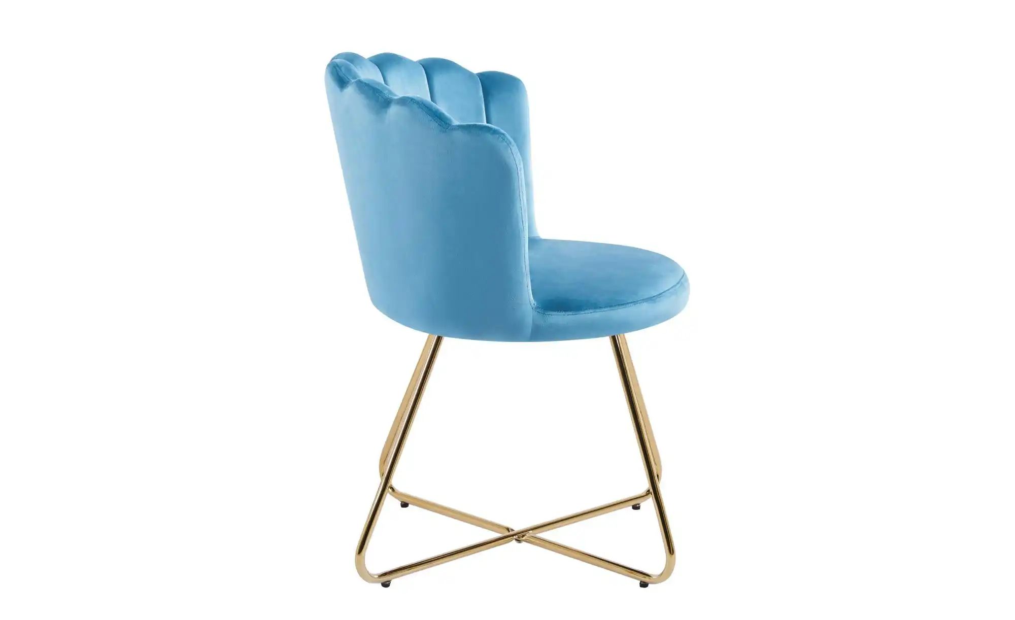 Stuhl 2er-Set   ¦ blau ¦ Maße (cm): B: 69,5 H: 85 Stühle > Polsterstühle - günstig online kaufen