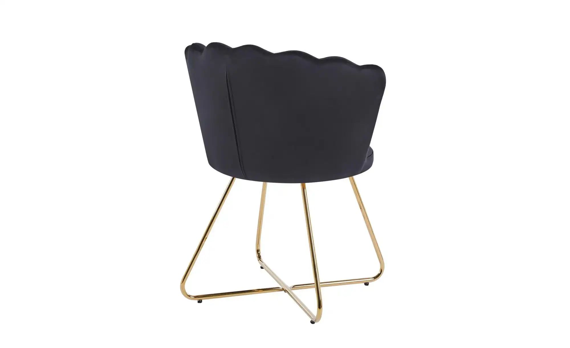 SalesFever Polsterstuhl, (Set), 2 St., Samt, Muschel-Design günstig online kaufen