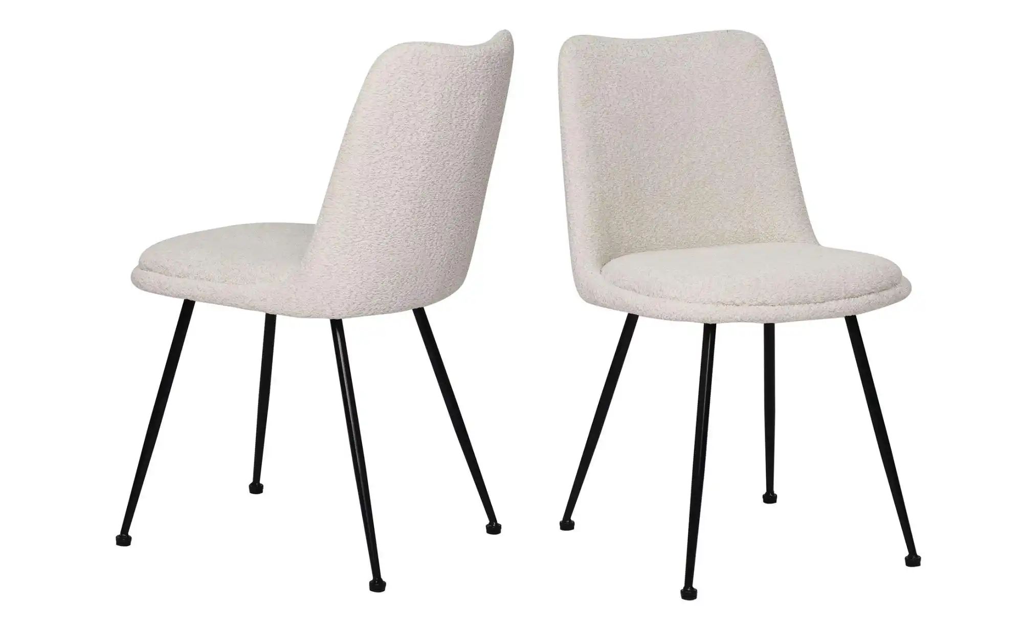 Stuhl 2er-Set  ¦ weiß ¦ Maße (cm): B: 58,5 H: 83 Stühle > Polsterstühle - H günstig online kaufen