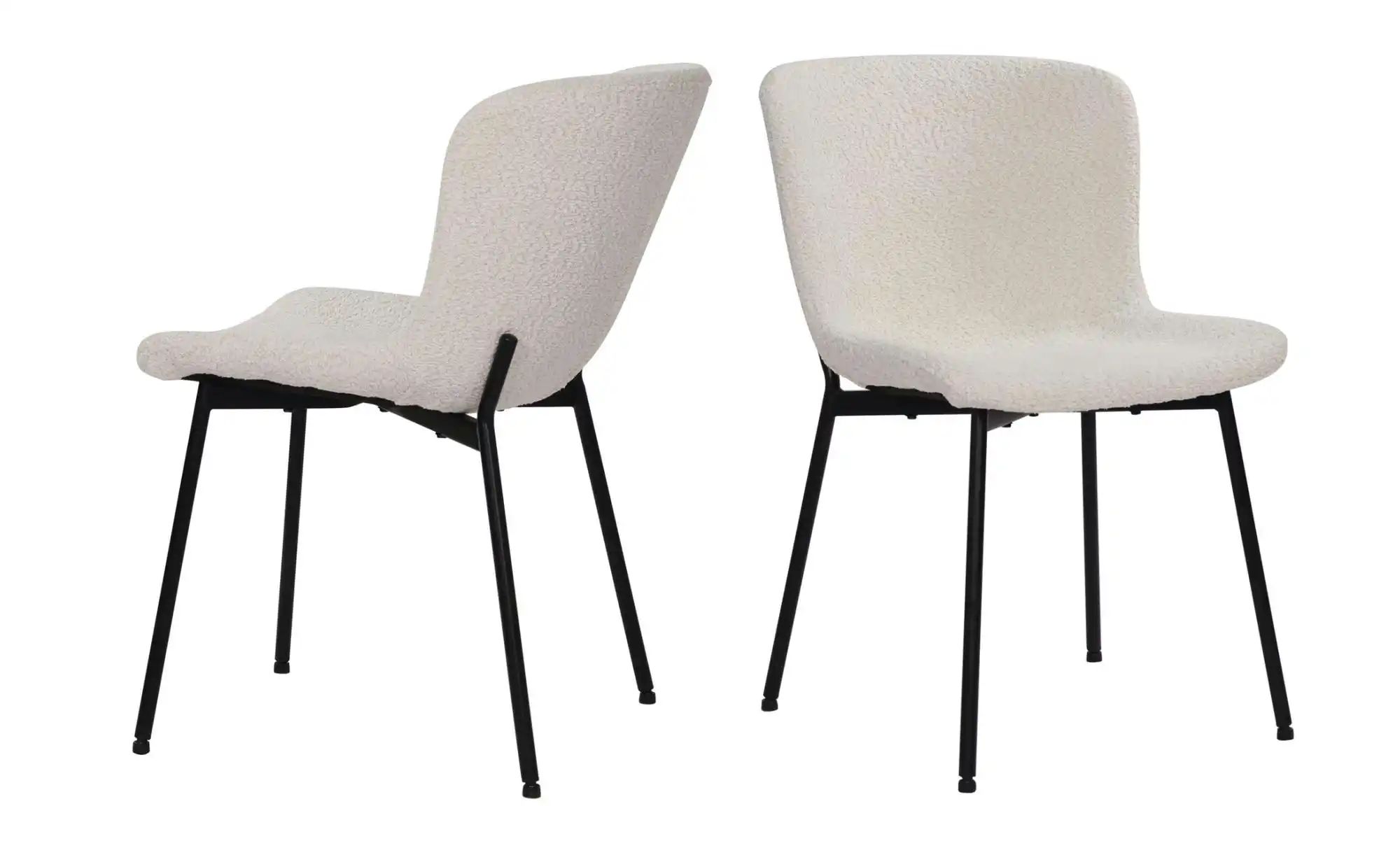 Stuhl 2er-Set  ¦ weiß ¦ Maße (cm): B: 48 H: 83 Stühle > Polsterstühle - Höf günstig online kaufen
