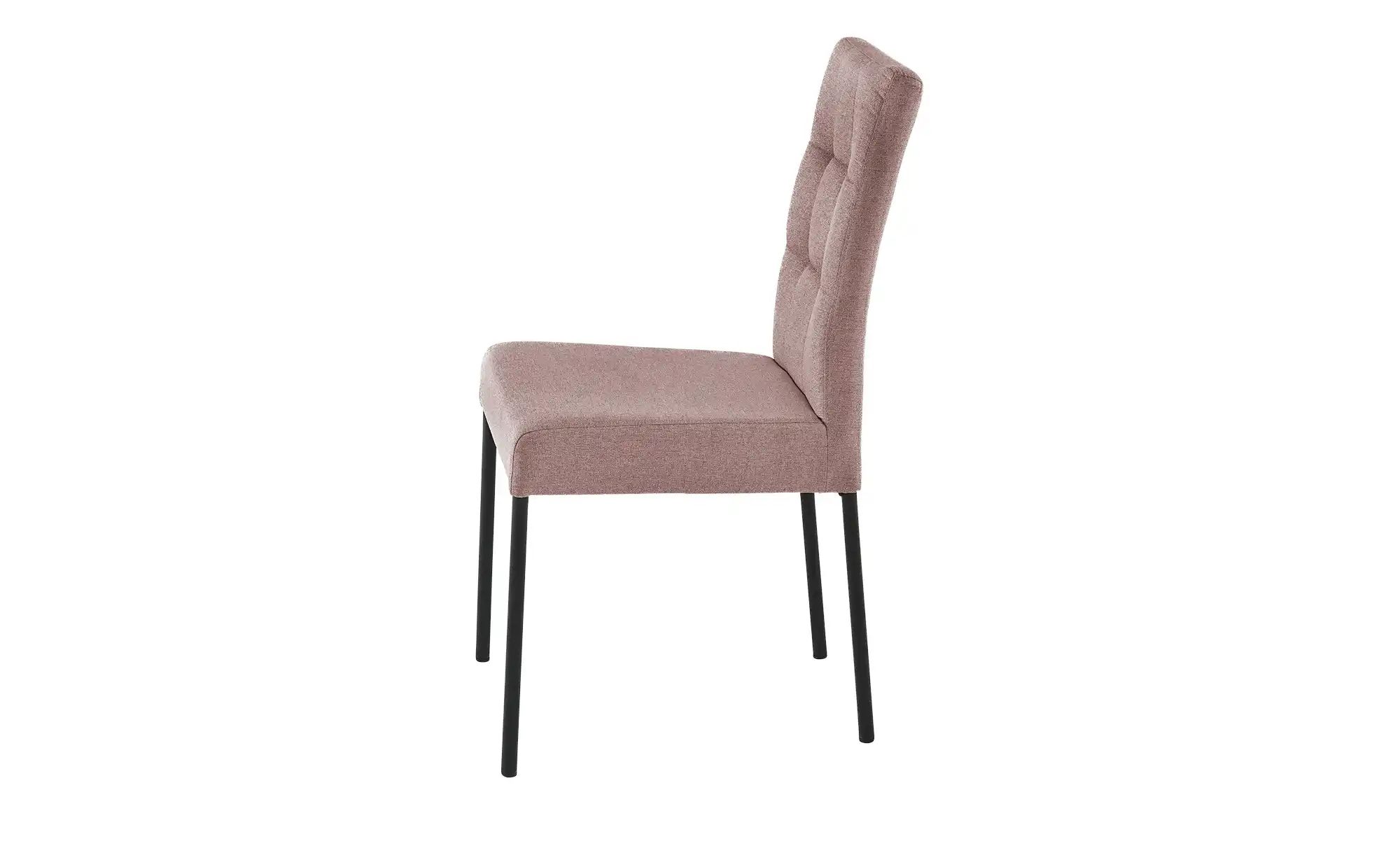 Thumbnail - Esszimmerstuhl Nanda ¦ rosa/pink ¦ Maße (cm): B: 61 H: 91 T: 46.0 Stühle > Küchenstühle > Polster Küchenstühle - Höffne...