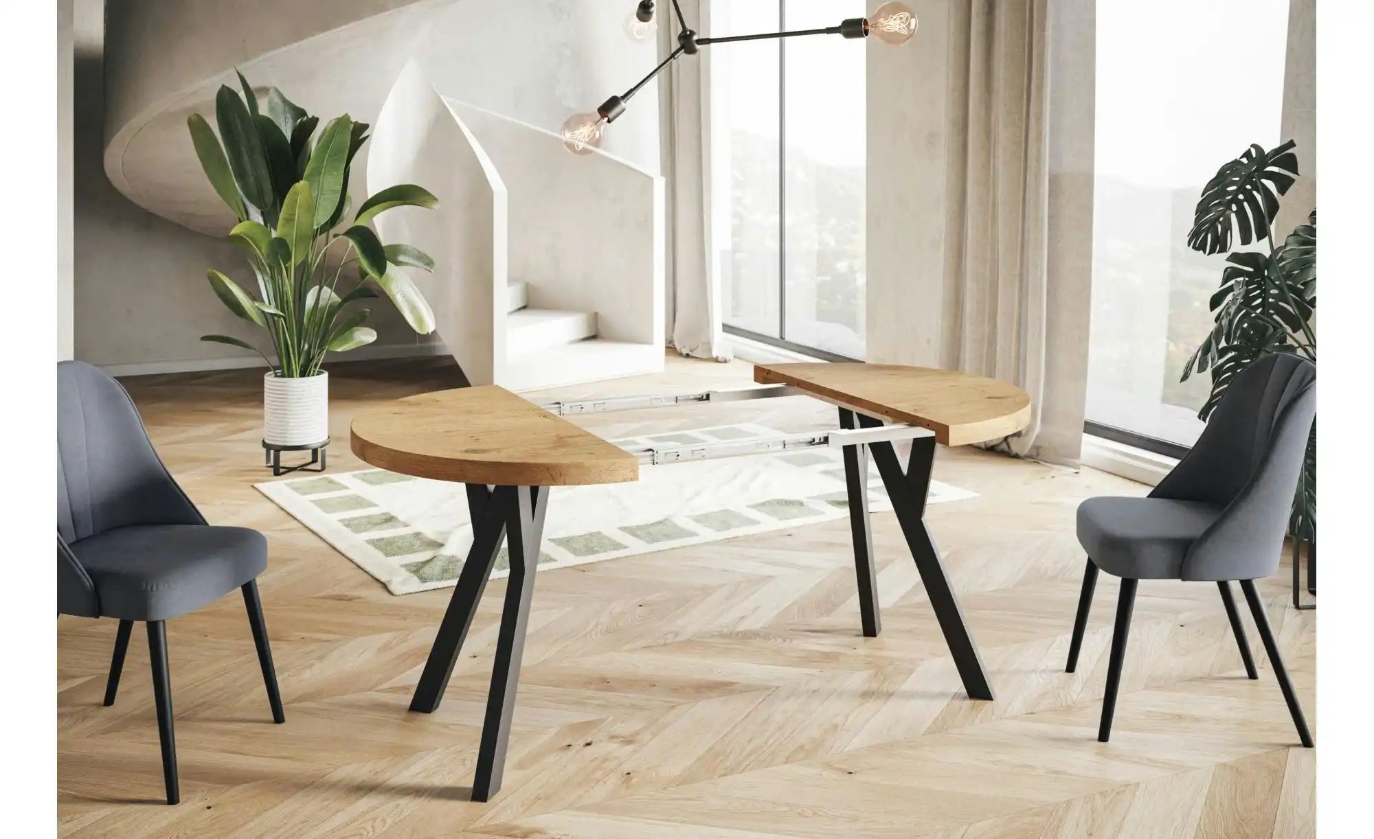 Esstisch ausziehbar Ove ¦ braun Ø: 100 Tische > Esstische > Esstische rund günstig online kaufen