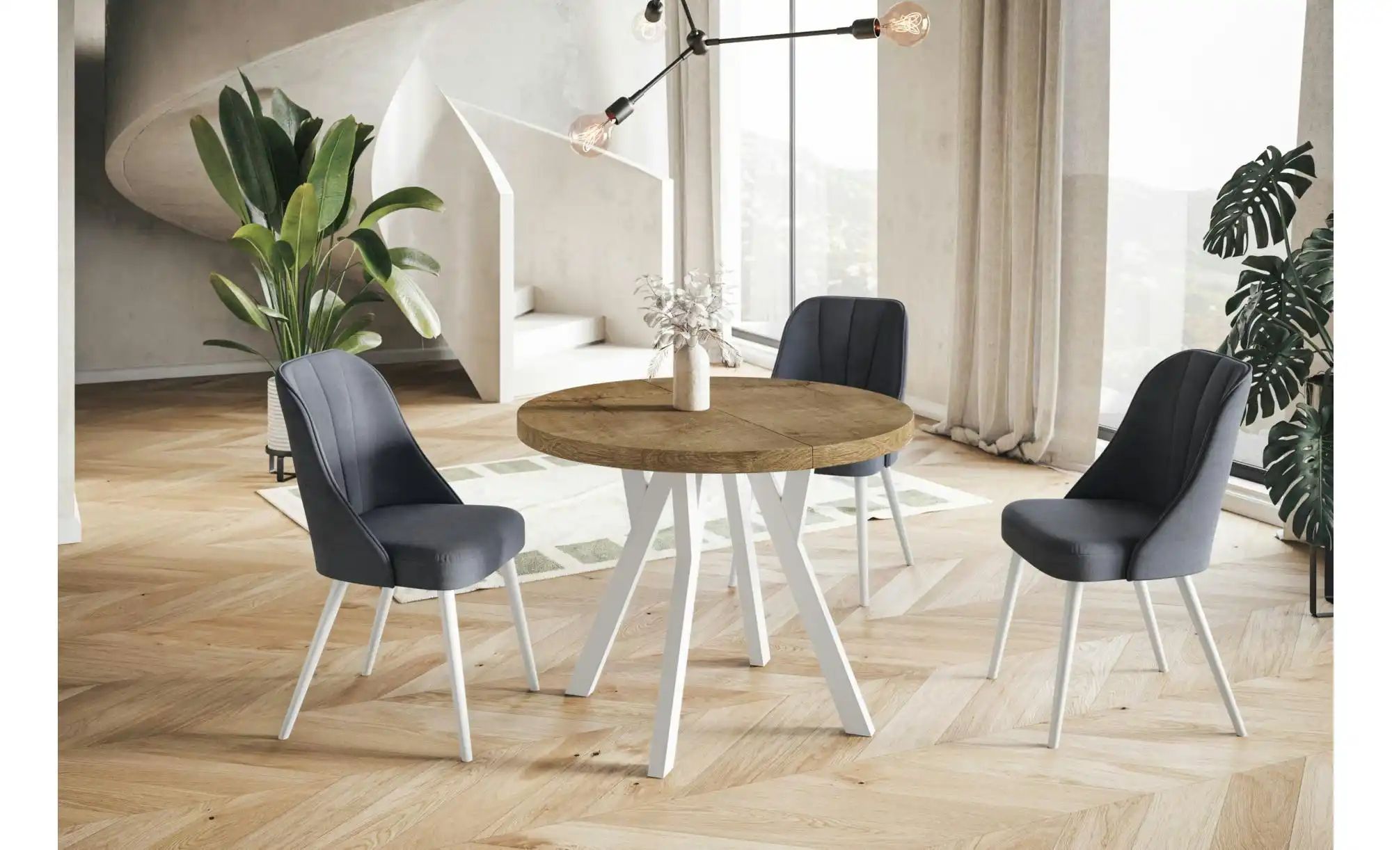 Esstisch ausziehbar Ove ¦ braun Ø: 100 Tische > Esstische > Esstische rund günstig online kaufen