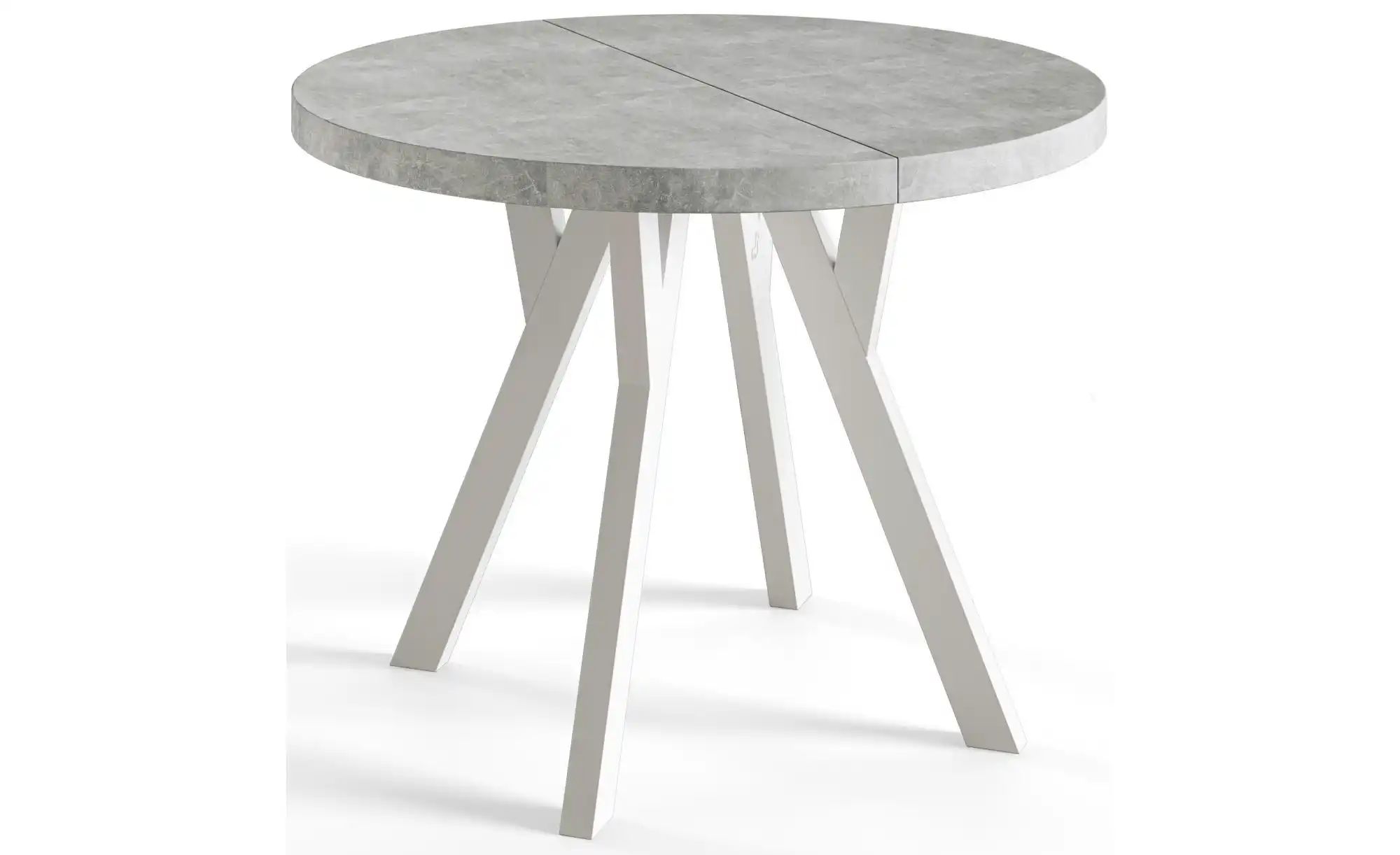 Esstisch ausziehbar Ove ¦ grau Ø: 100 Tische > Esstische > Esstische rund - günstig online kaufen