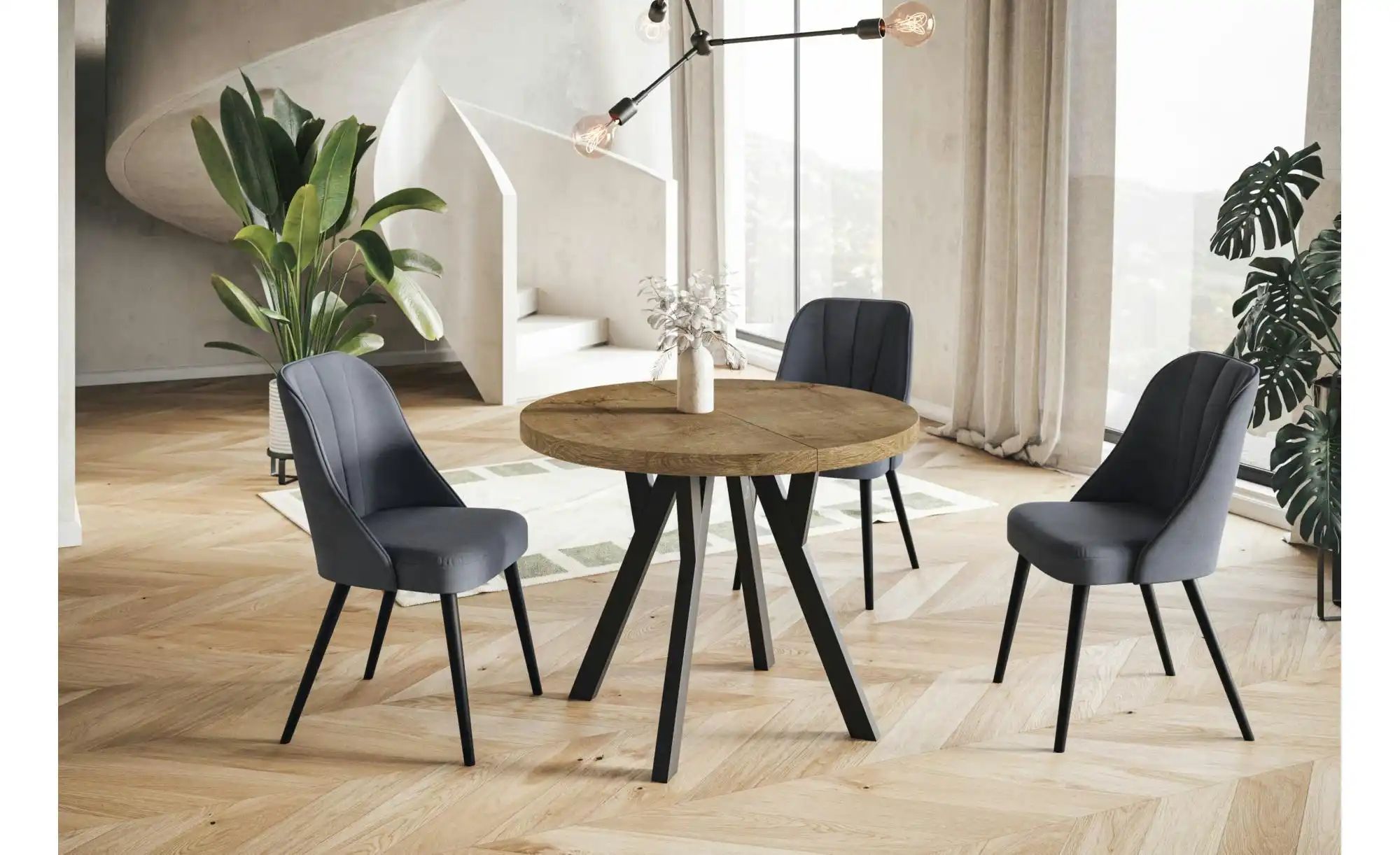 Esstisch ausziehbar Ove ¦ braun Ø: 100 Tische > Esstische > Esstische rund günstig online kaufen