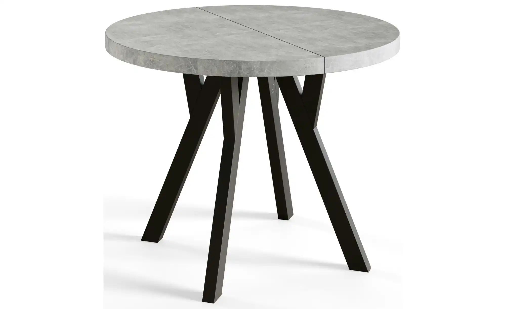 Esstisch ausziehbar Ove ¦ grau Ø: 100 Tische > Esstische > Esstische rund - günstig online kaufen