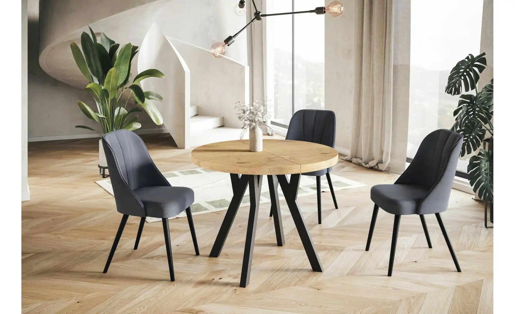 Esstisch ausziehbar Ove ¦ braun Ø: 120 Tische > Esstische > Esstische rund günstig online kaufen