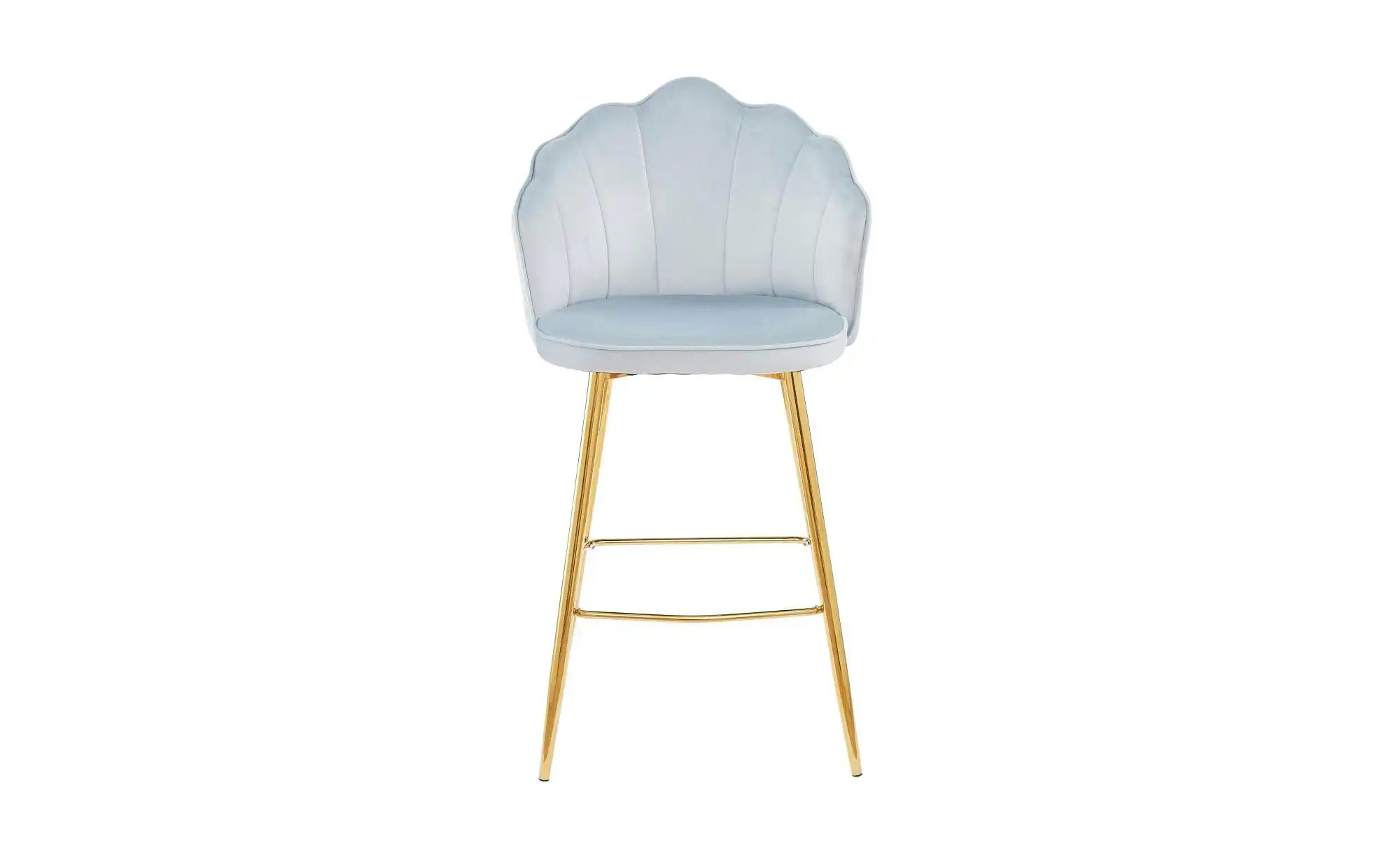 Barhocker 2er-Set   ¦ grau ¦ Maße (cm): B: 52 H: 100 Polstermöbel > Hocker günstig online kaufen