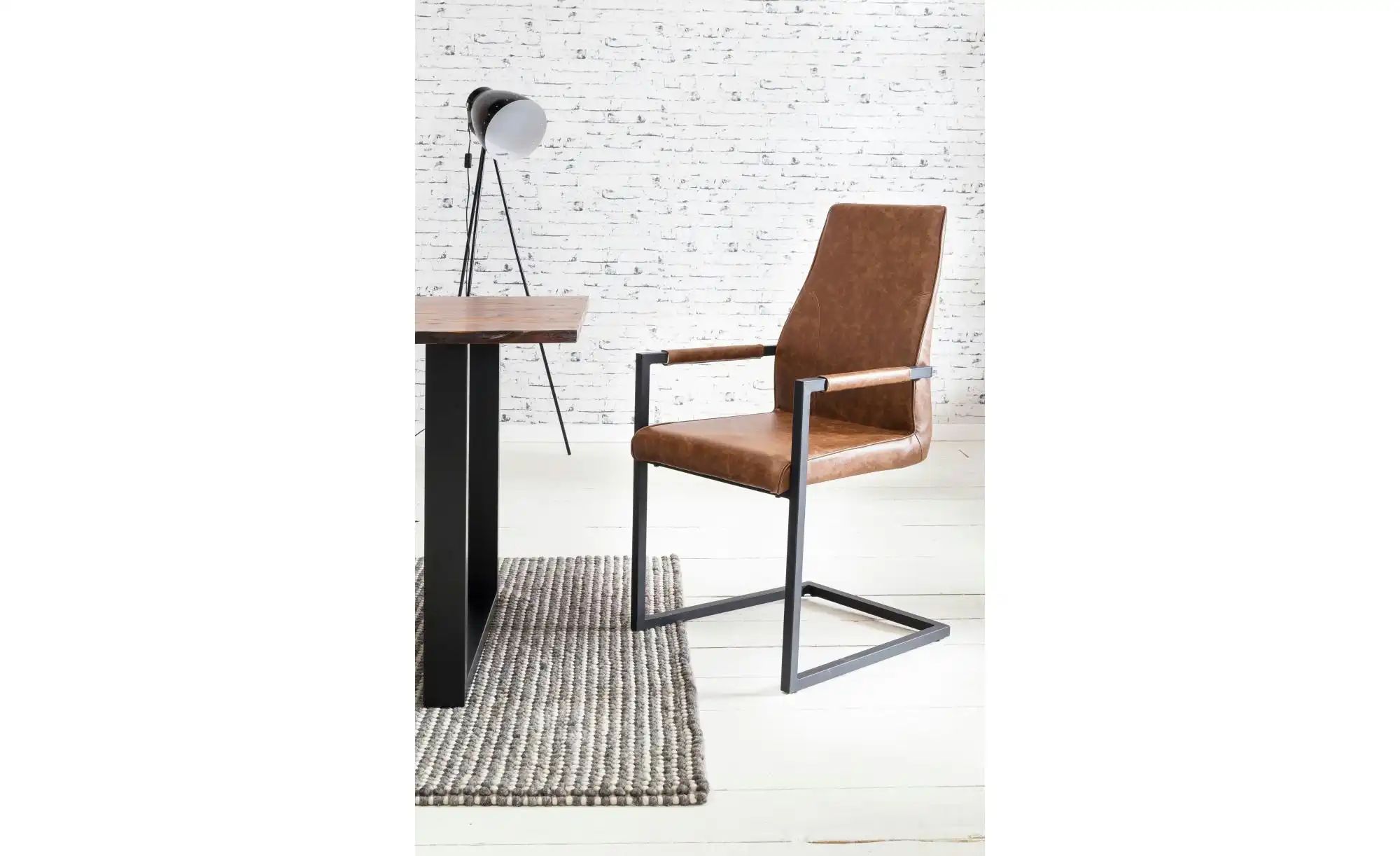 Schwingstuhl 2er-Set   ¦ braun ¦ Maße (cm): B: 63 H: 101,5 Stühle > Schwing günstig online kaufen