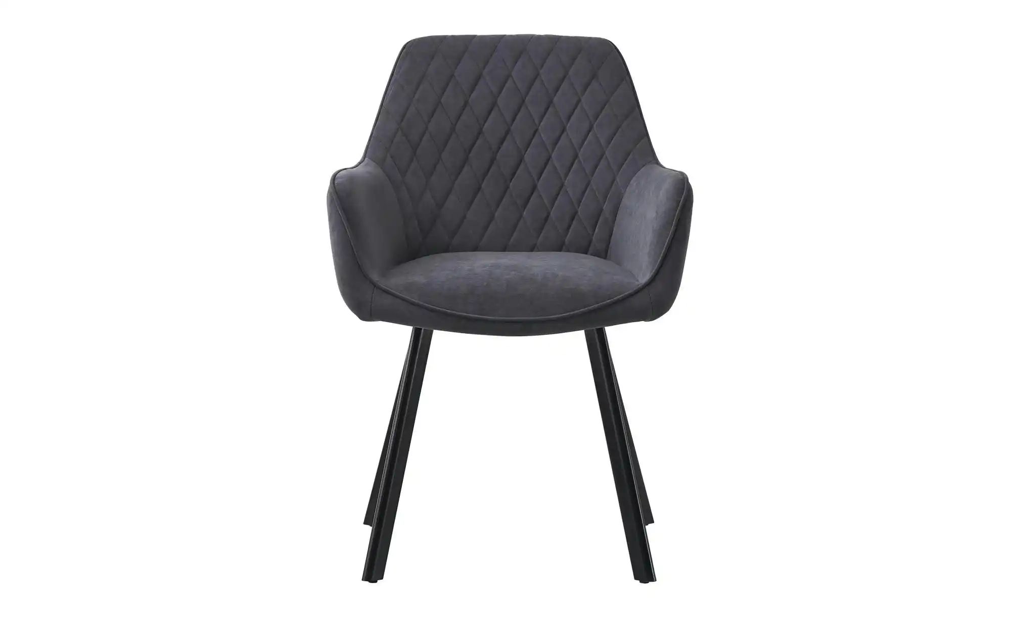 Thumbnail - Armlehnstuhl 2er-Set   ¦ grau ¦ Maße (cm): B: 61 H: 82 Stühle > Polsterstühle - Höffner