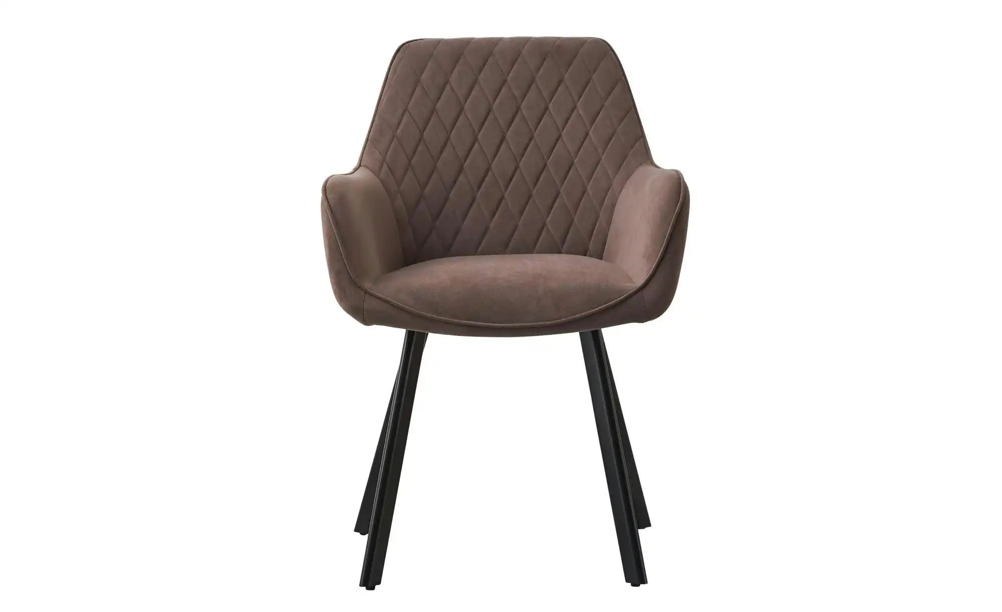 Thumbnail - Armlehnstuhl 2er-Set   ¦ braun ¦ Maße (cm): B: 61 H: 82 Stühle > Polsterstühle - Höffner