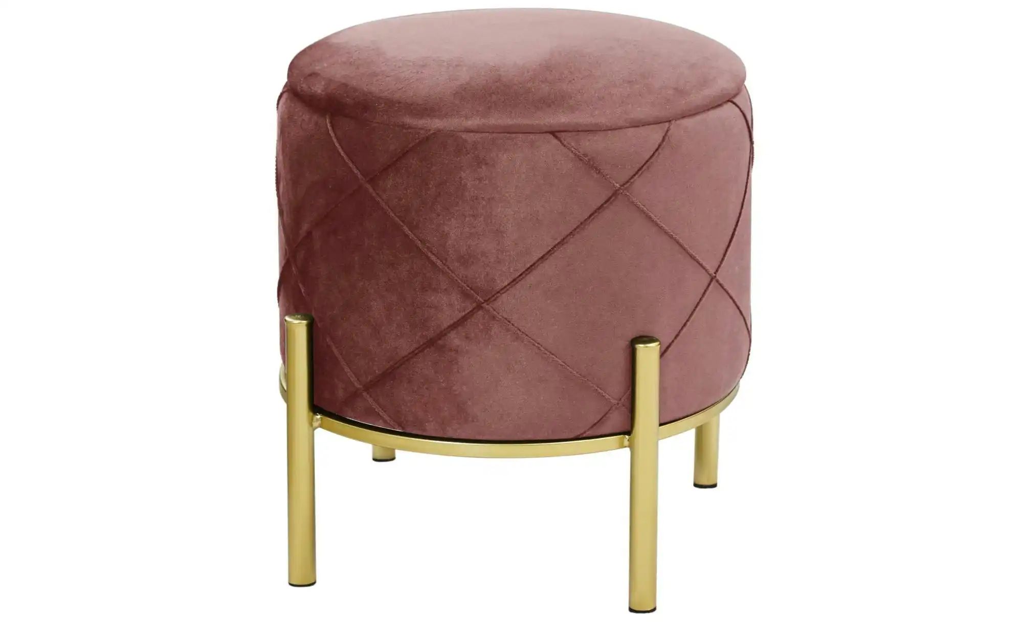 Pouf mit Stauraum Savana ¦ rosa/pink Ø: 37 Polstermöbel > Hocker - Höffner günstig online kaufen