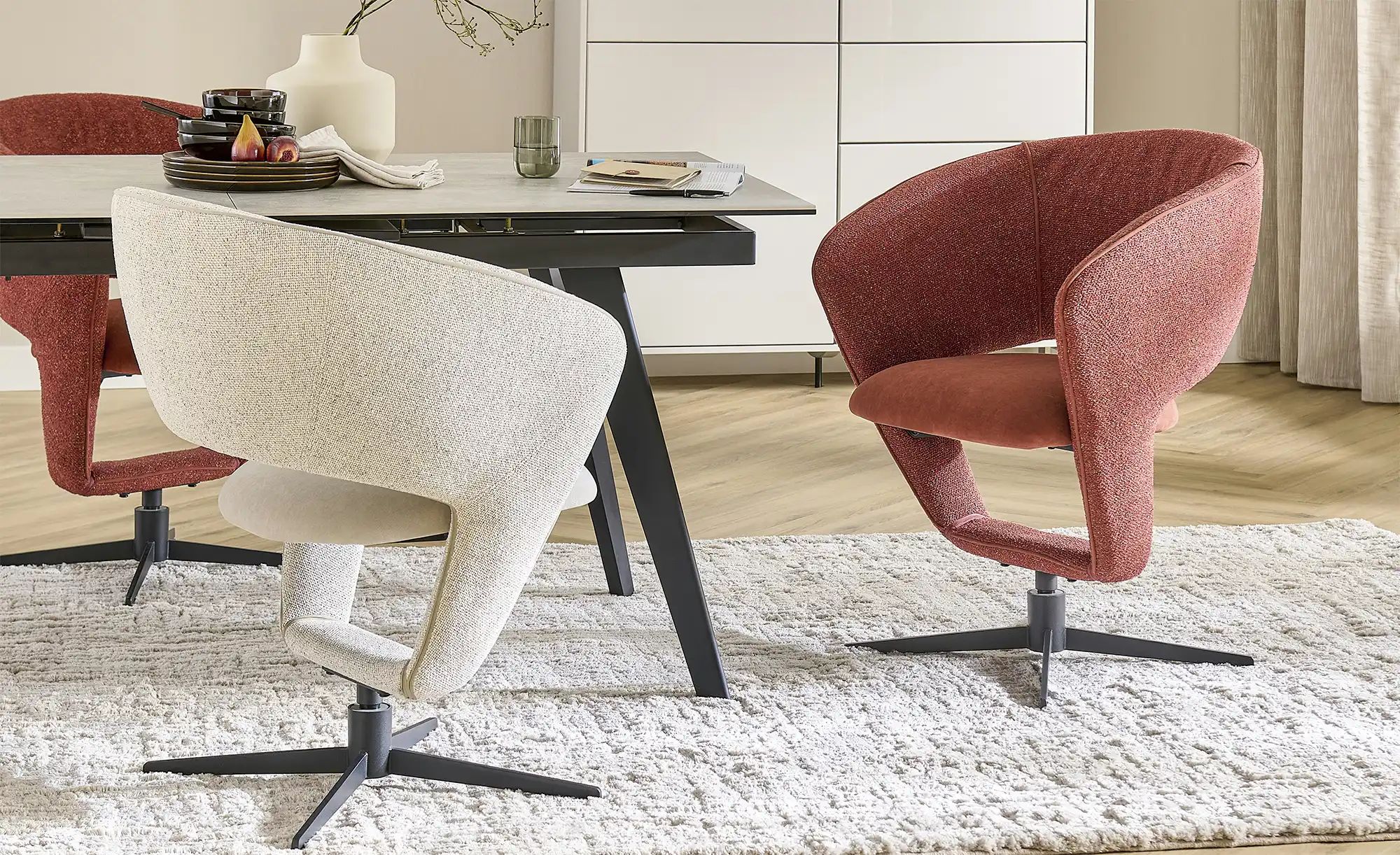uno Esszimmerstuhl  Giola ¦ rot ¦ Maße (cm): B: 63 H: 83 T: 60.5 Stühle > E günstig online kaufen