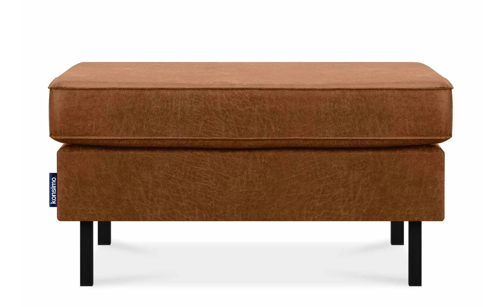 KONSIMO Hocker  Invia ¦ rot ¦ Maße (cm): B: 93 H: 48 Polstermöbel > Hocker günstig online kaufen