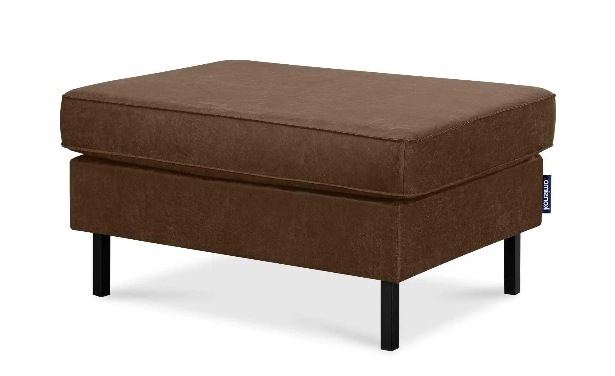 KONSIMO Hocker  Invia ¦ braun ¦ Maße (cm): B: 93 H: 48 Polstermöbel > Hocke günstig online kaufen