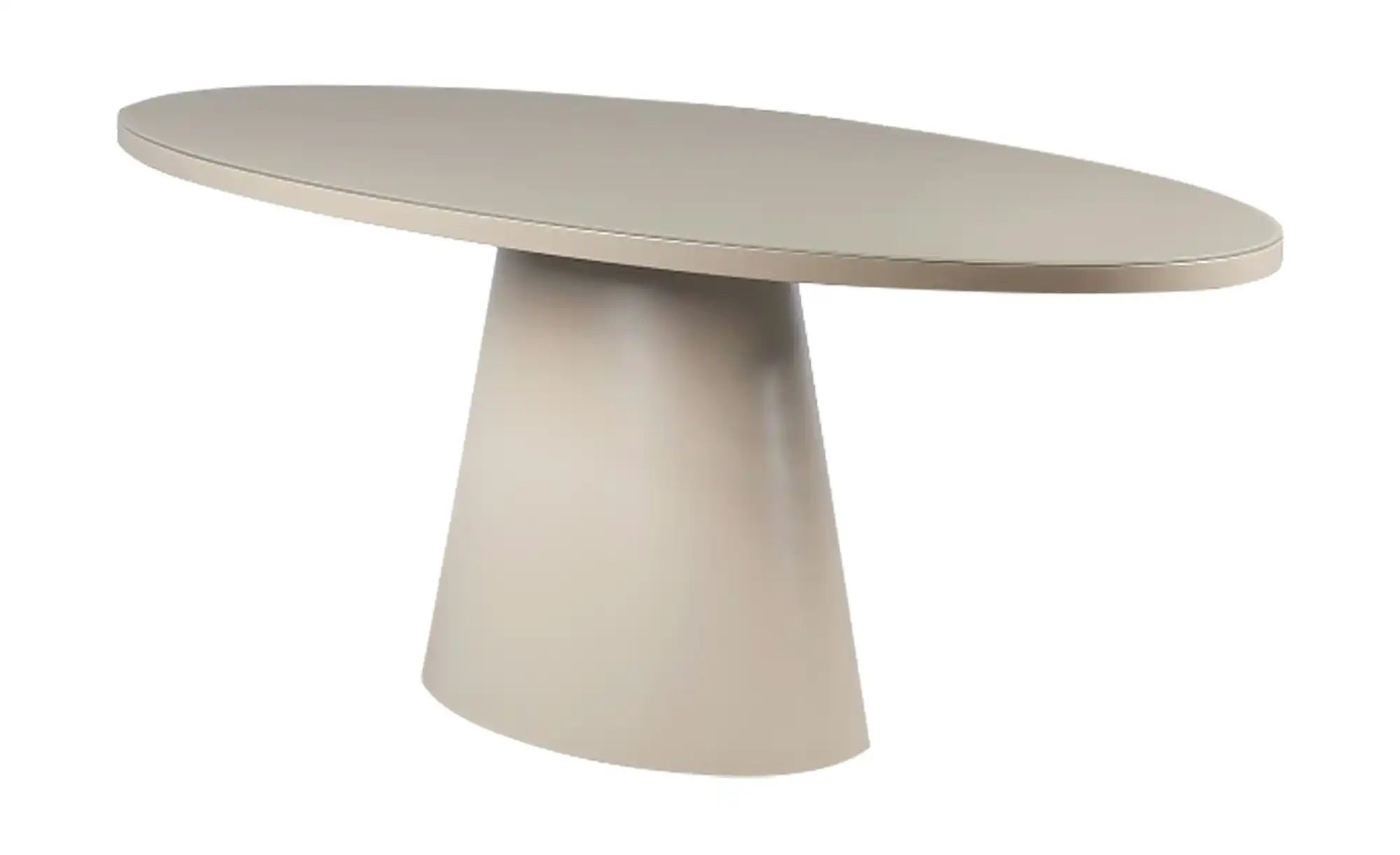 Esstisch mit Glastischplatte Reflection ¦ beige ¦ Maße (cm): B: 100 H: 76 T günstig online kaufen