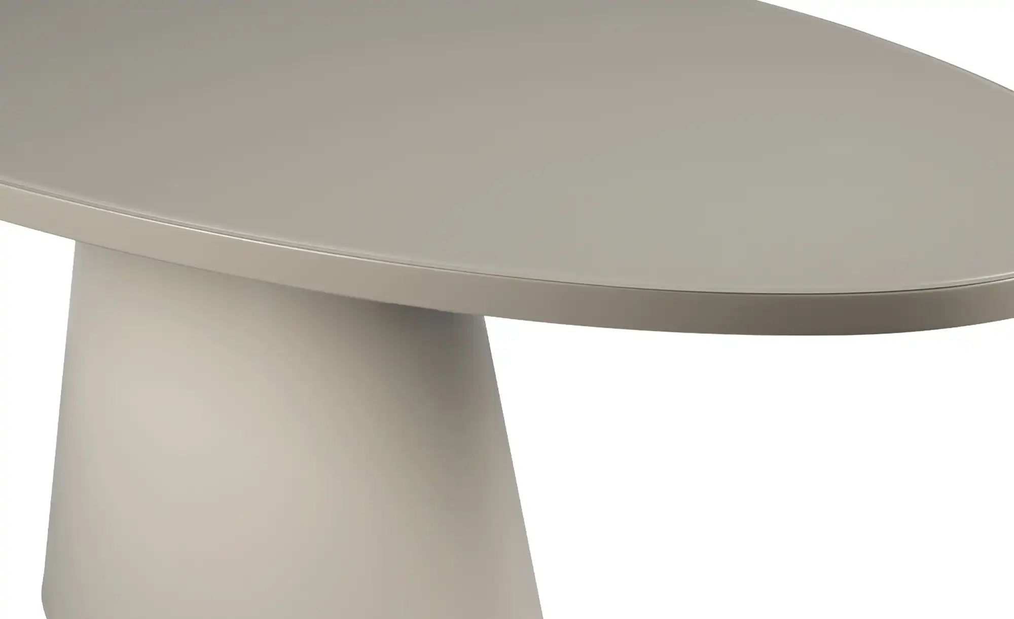 Esstisch mit Glastischplatte Reflection ¦ beige ¦ Maße (cm): B: 100 H: 76 T günstig online kaufen