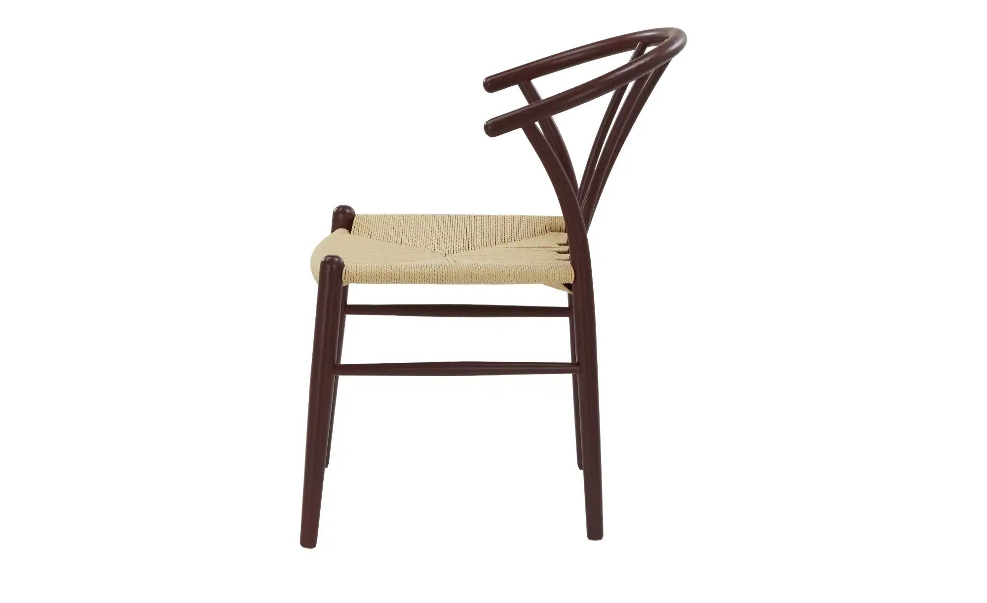 Esszimmerstuhl aus Eichenholz Sandro ¦ rot ¦ Maße (cm): B: 53 H: 81 T: 55.0 günstig online kaufen