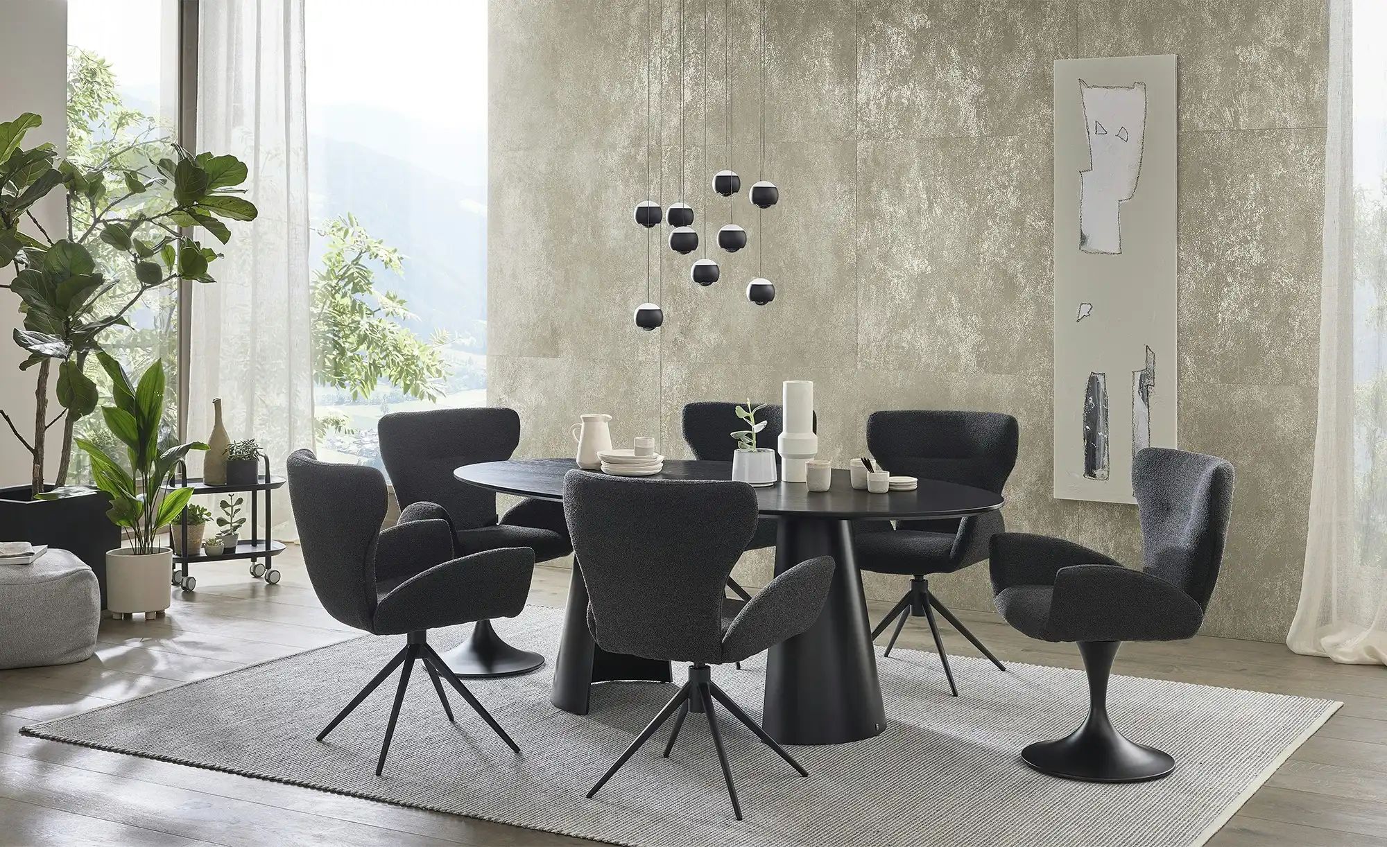 Musterring Esszimmerstuhl  JustB! SP150 ¦ schwarz ¦ Maße (cm): B: 65 H: 91 günstig online kaufen