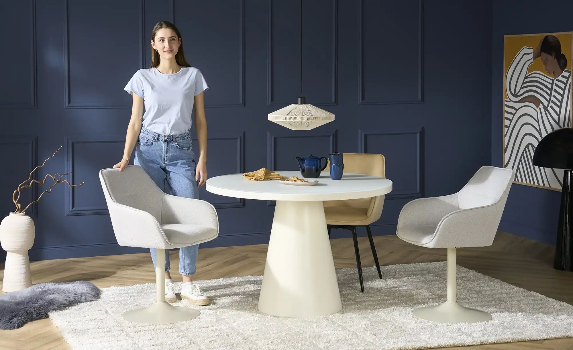 Thumbnail - Armlehnstuhl Pascal ¦ Maße (cm): B: 57 H: 85 T: 57.0 Stühle > Polsterstühle - Höffner