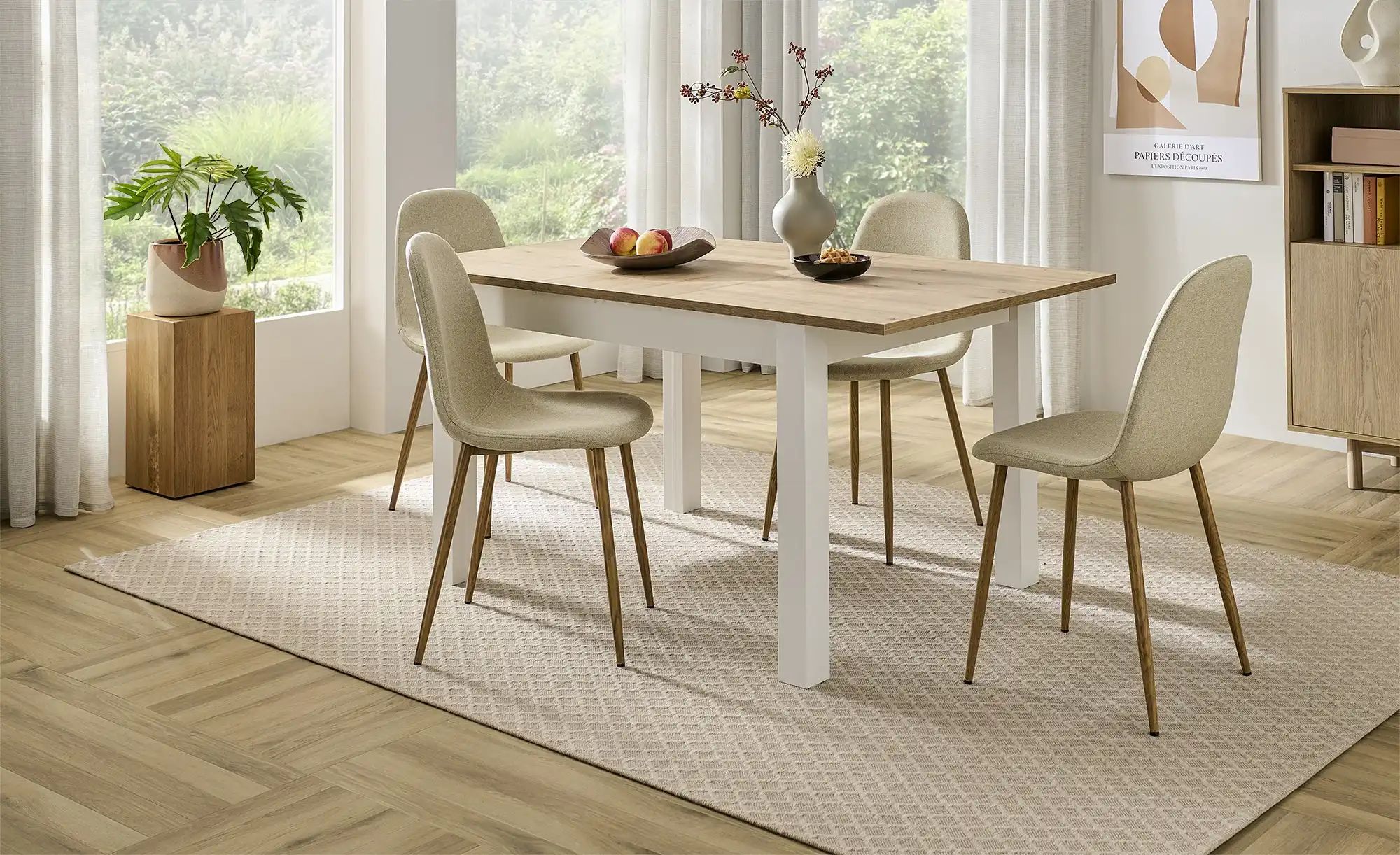 Ausziehbarer Esstisch  Mazzano ¦ holzfarben ¦ Maße (cm): B: 90 H: 75 Tische günstig online kaufen