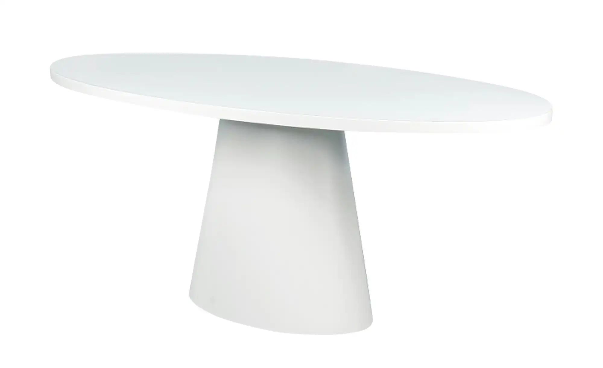 Esstisch mit Glastischplatte Reflection ¦ weiß ¦ Maße (cm): B: 100 H: 76 Ti günstig online kaufen
