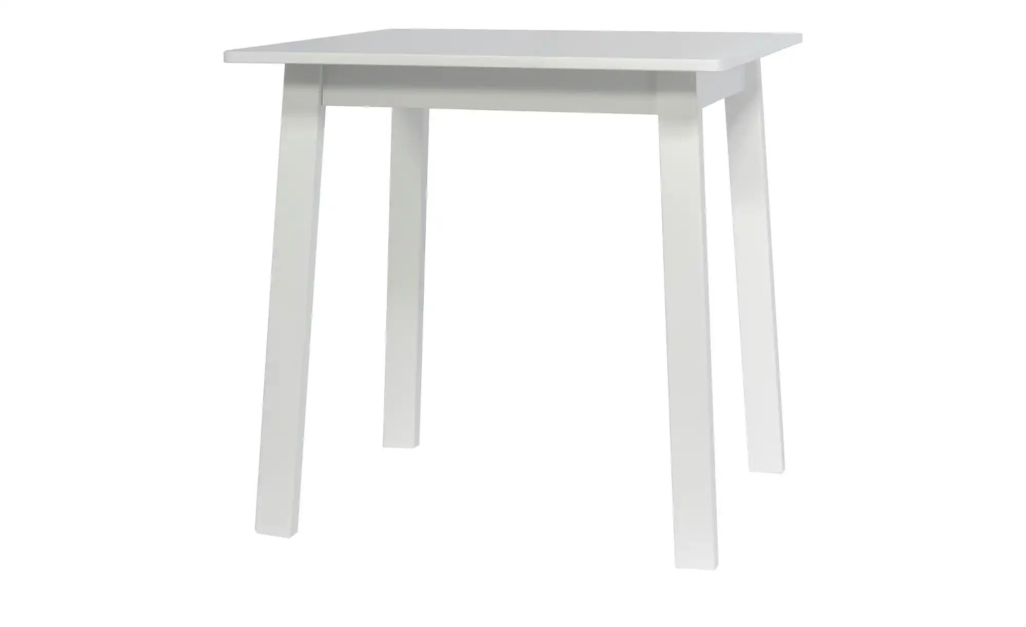 Esstisch aus Massivholz  Siro ¦ weiß ¦ Maße (cm): B: 75 H: 74 Tische > Esst günstig online kaufen