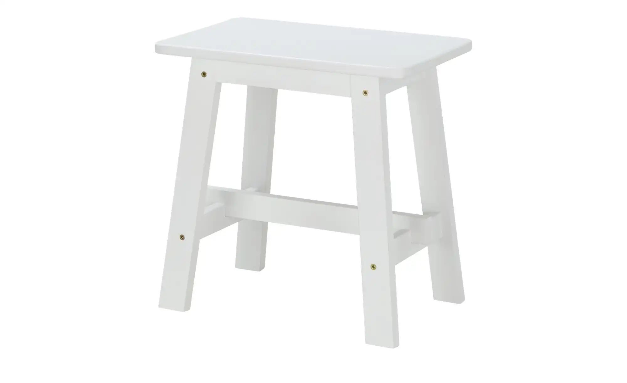 Hocker  Siro ¦ weiß ¦ Maße (cm): B: 29 H: 45 Polstermöbel > Hocker - Höffne günstig online kaufen