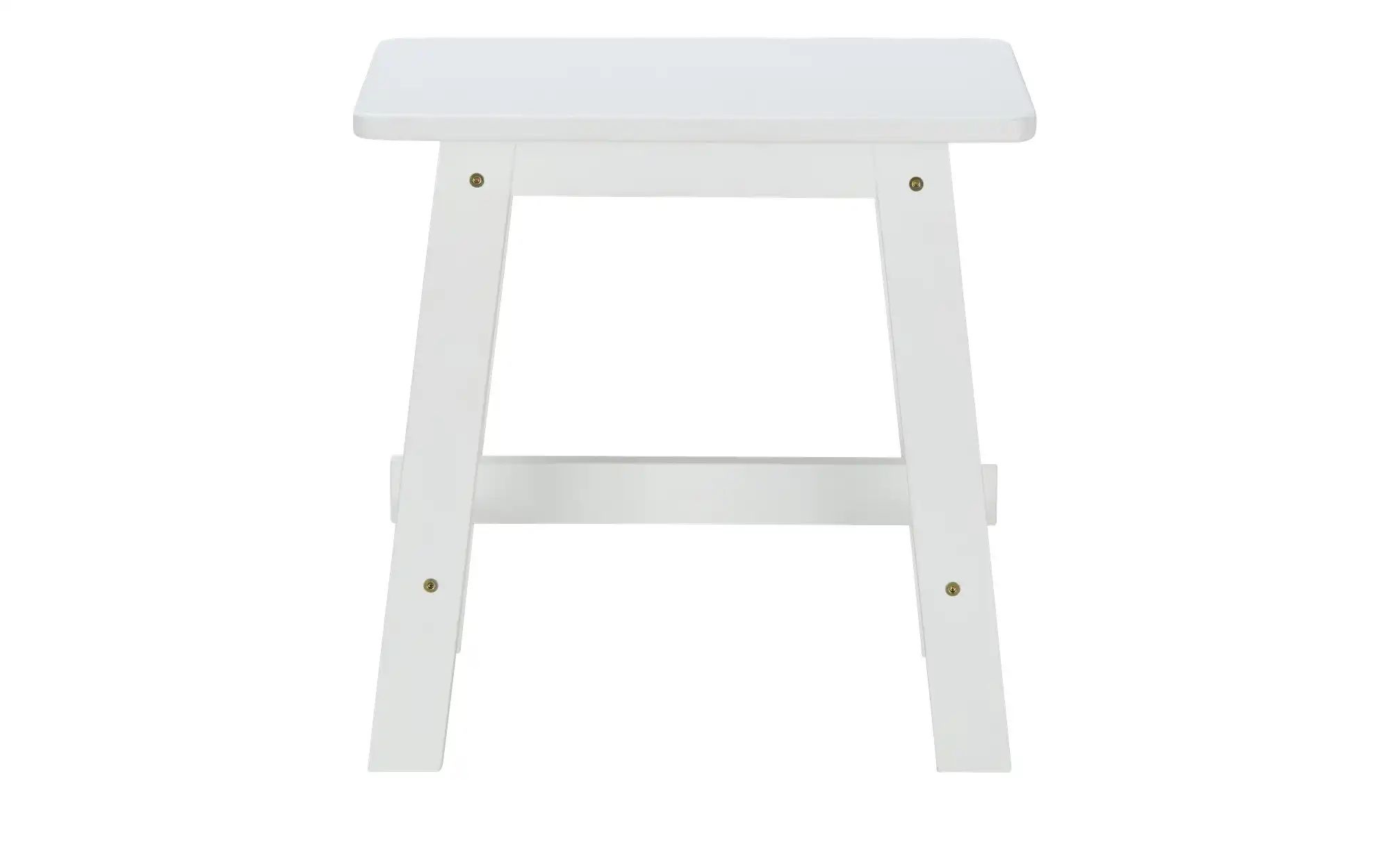 Hocker  Siro ¦ weiß ¦ Maße (cm): B: 29 H: 45 Polstermöbel > Hocker - Höffne günstig online kaufen