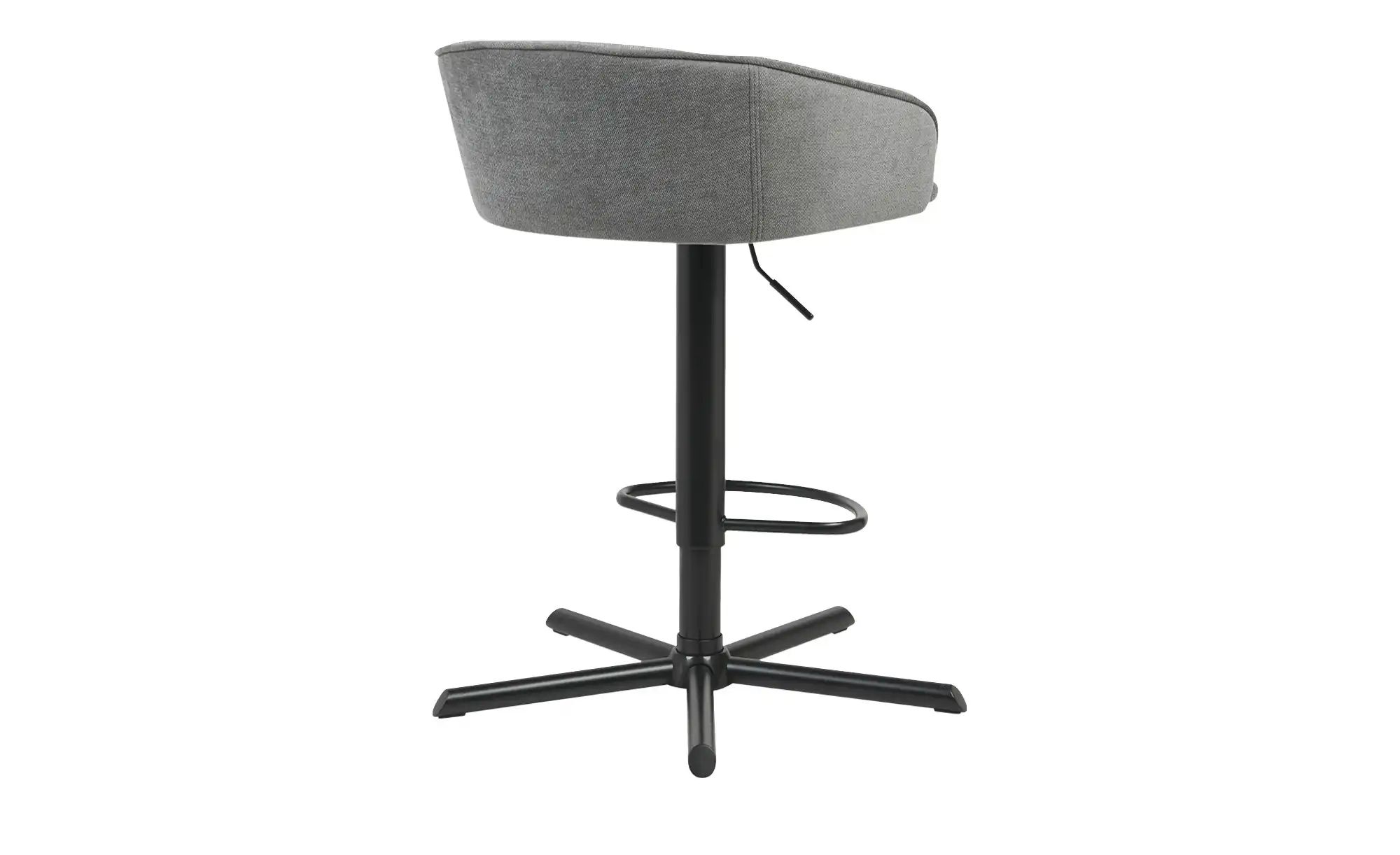 Thumbnail - uno Barstuhl Hugo ¦ grau ¦ Maße (cm): B: 59 H: 93 T: 59.0 Polstermöbel > Hocker > Barhocker - Höffner