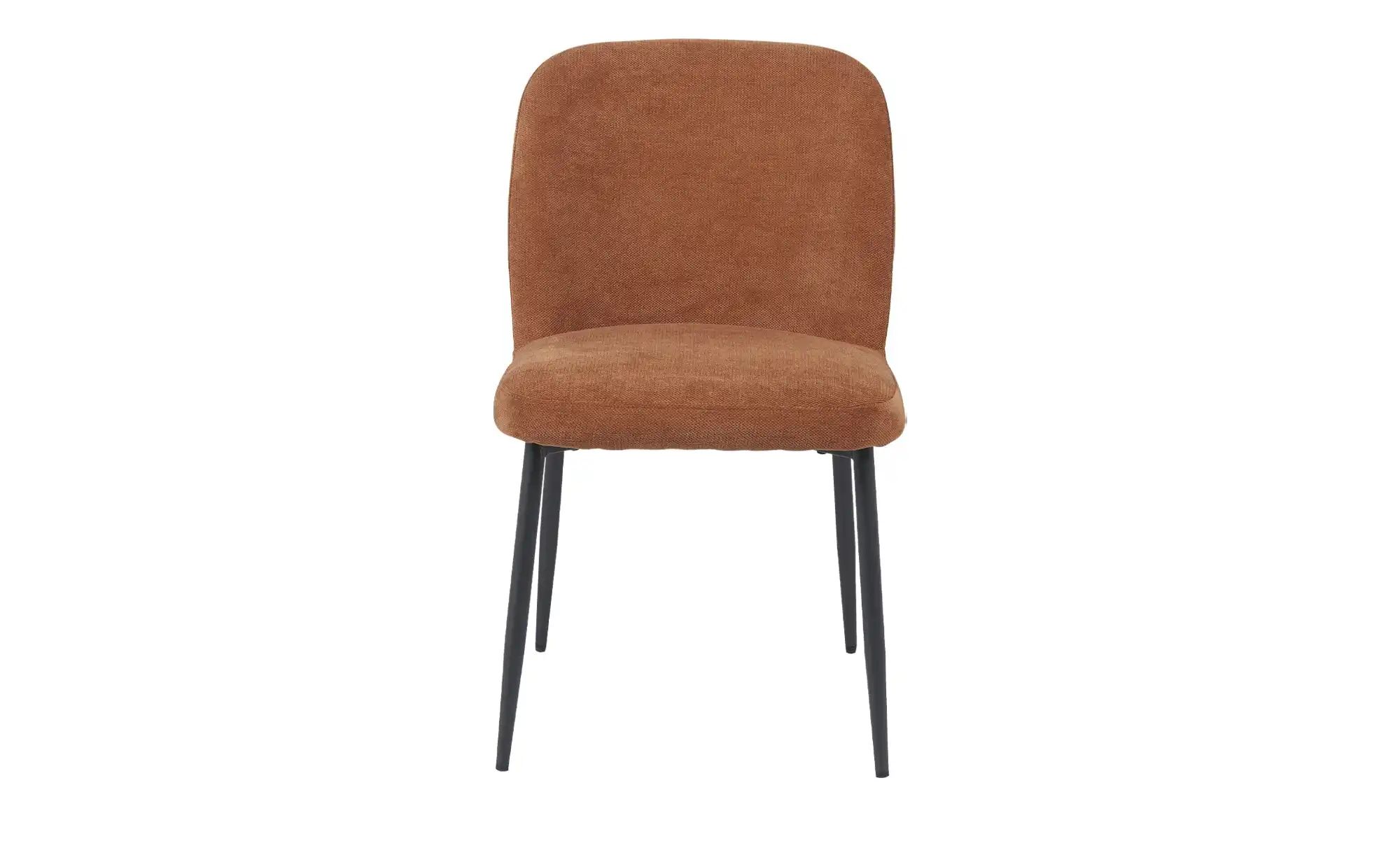 Thumbnail - uno Esszimmerstuhl  Henna ¦ orange ¦ Maße (cm): B: 48 H: 82 T: 61.0 Stühle > Küchenstühle > Polster Küchenstühle - Höffn...