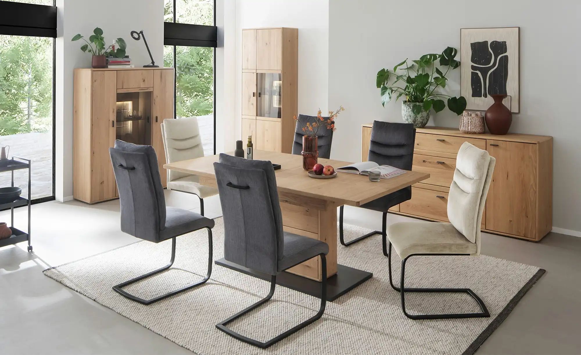 Freischwinger  Ibiza ¦ creme ¦ Maße (cm): B: 46 H: 105 T: 62.0 Stühle > Küc günstig online kaufen