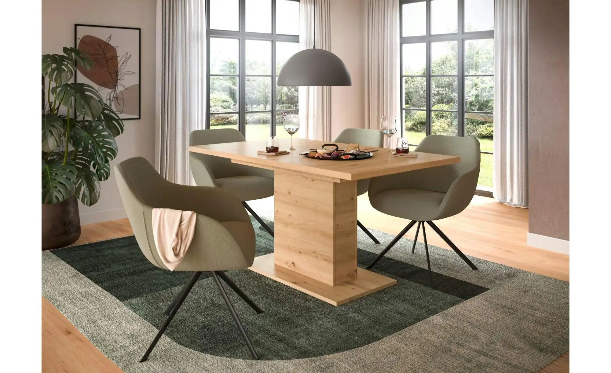 Esstisch ausziehbar  Moritz ¦ holzfarben ¦ Maße (cm): B: 150 H: 76 Tische > günstig online kaufen