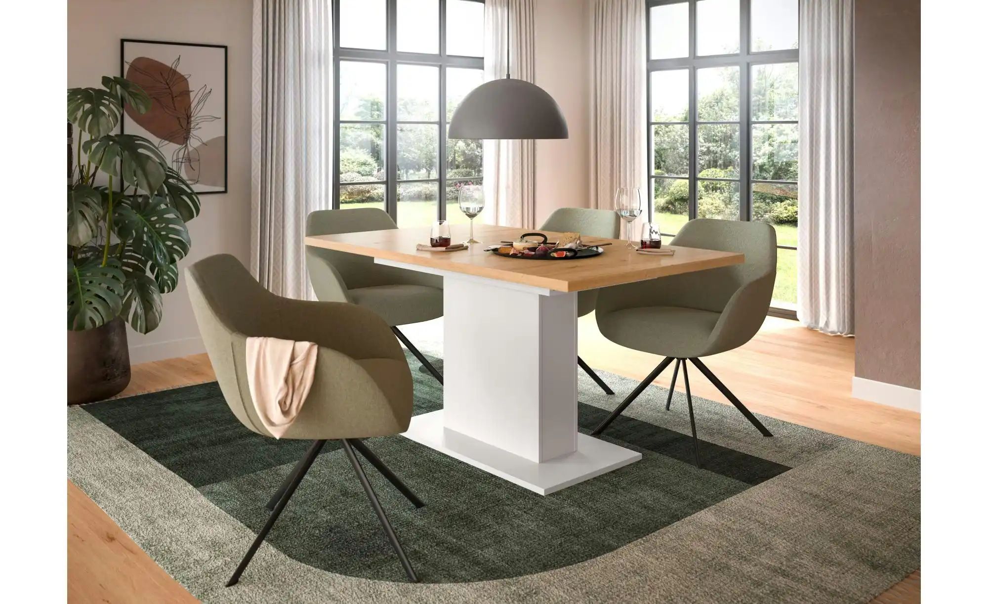 Esstisch ausziehbar  Moritz ¦ weiß ¦ Maße (cm): B: 150 H: 76 Tische > Essti günstig online kaufen