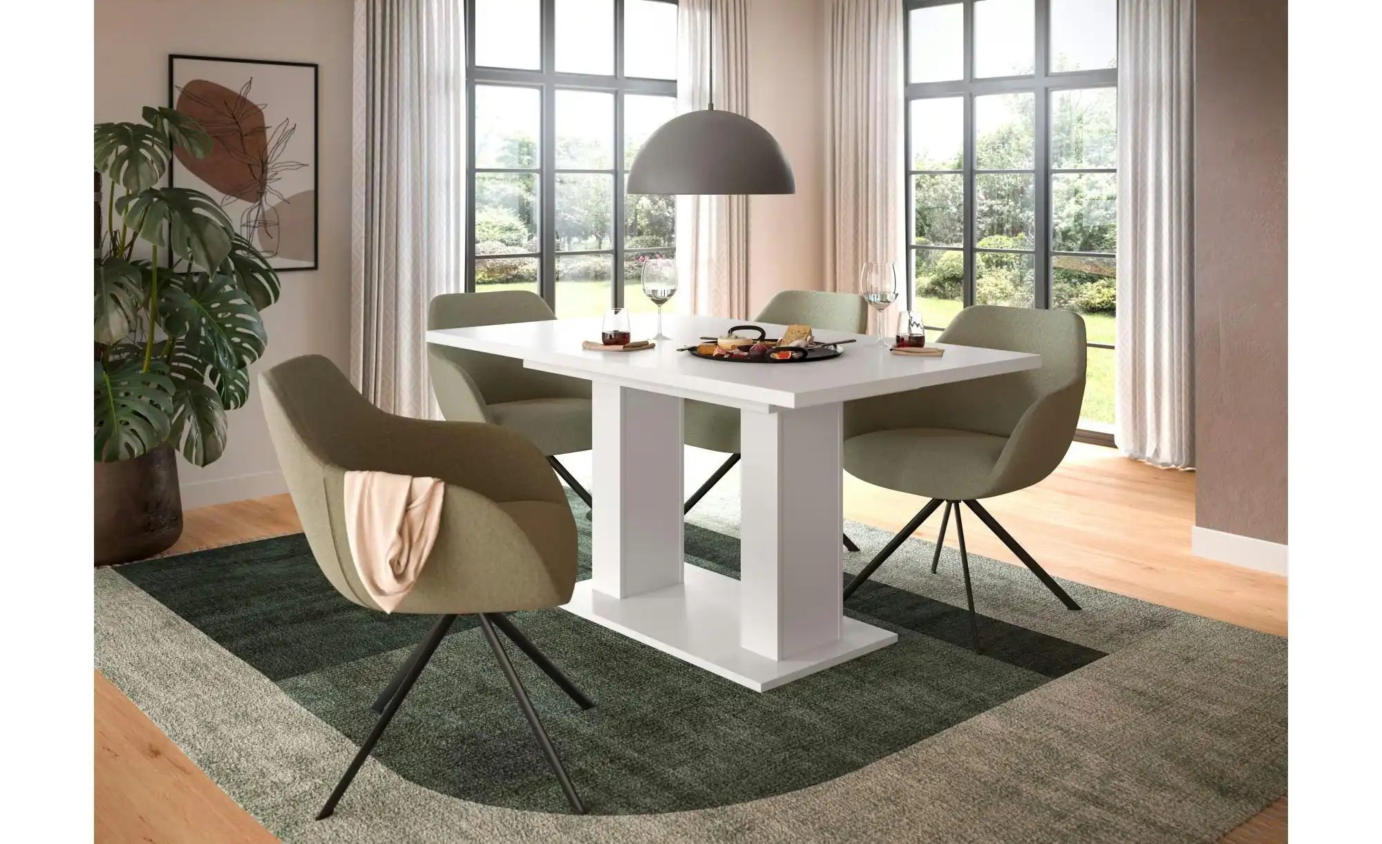 Esstisch ausziehbar Moritz ¦ weiß ¦ Maße (cm): B: 150 H: 76 Tische > Esstis günstig online kaufen