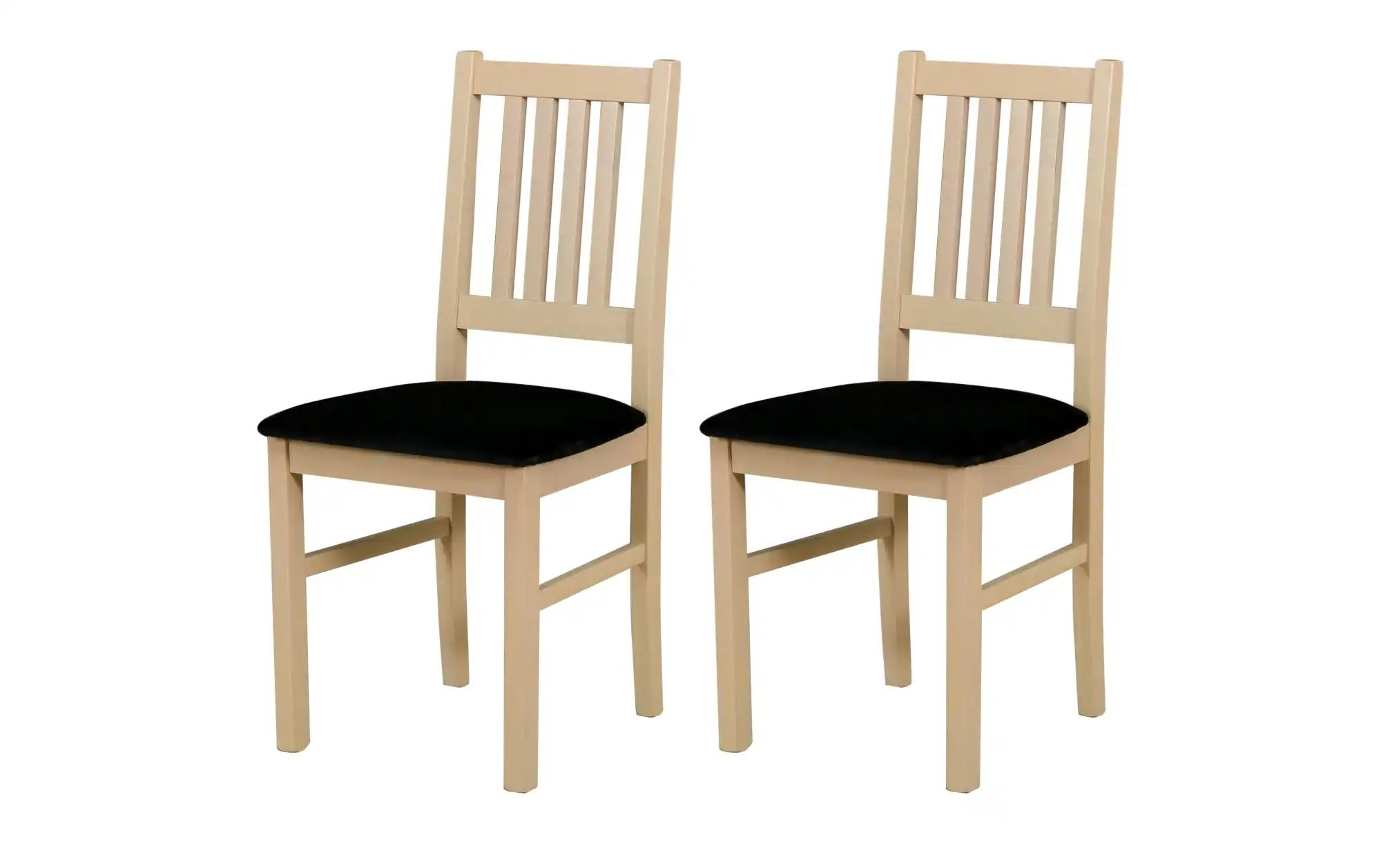 Esszimmerstuhl 2er-Set   ¦ beige ¦ Maße (cm): B: 43 H: 90 Stühle > Küchenst günstig online kaufen