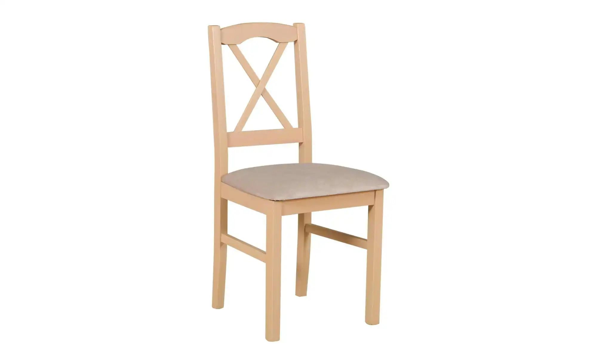 Thumbnail - Esszimmerstuhl 2er-Set   ¦ beige ¦ Maße (cm): B: 43 H: 94 Stühle > Küchenstühle > Polster Küchenstühle - Höffner